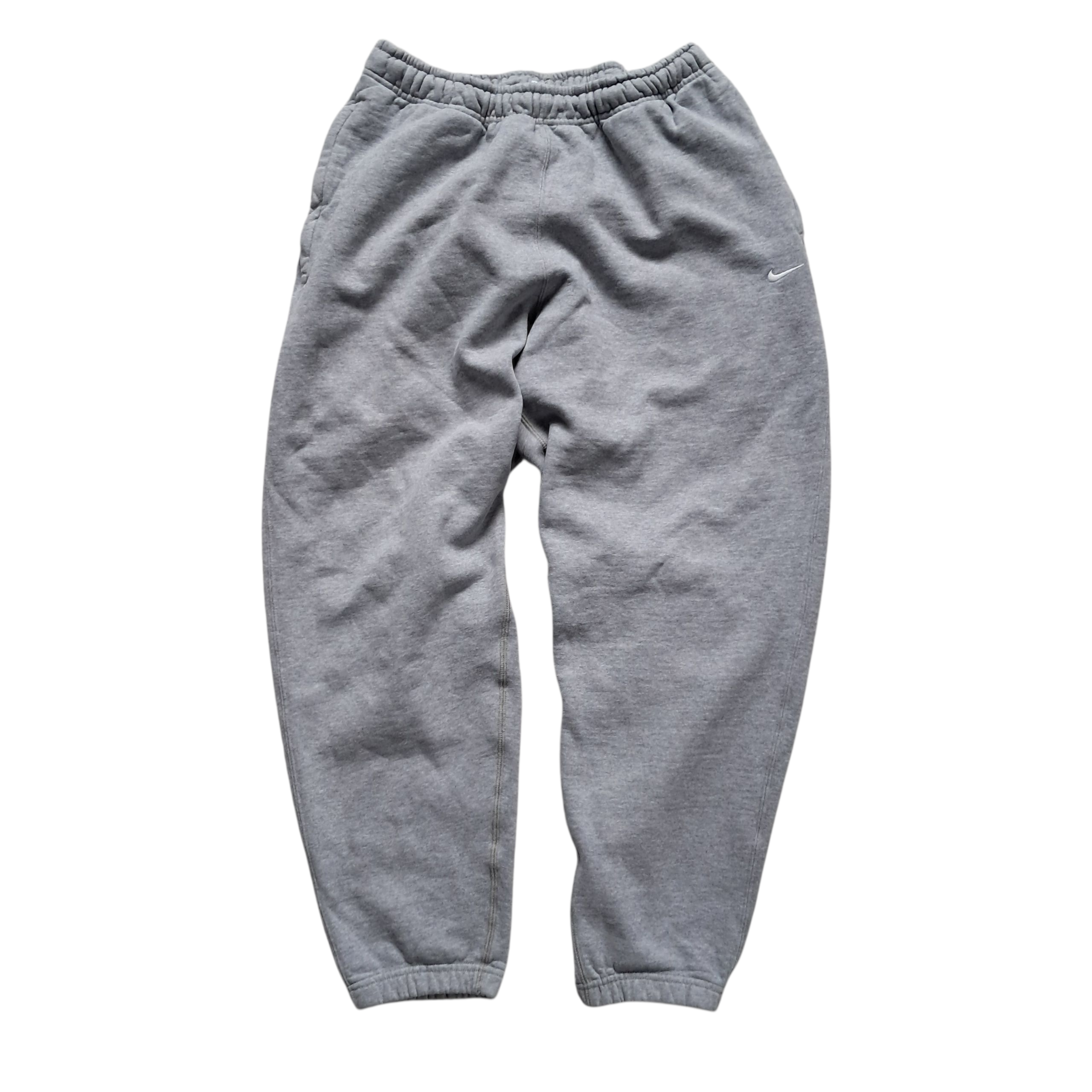 Nike Vintage Jogginghose Baggy Open Leg – Grau – Größe M