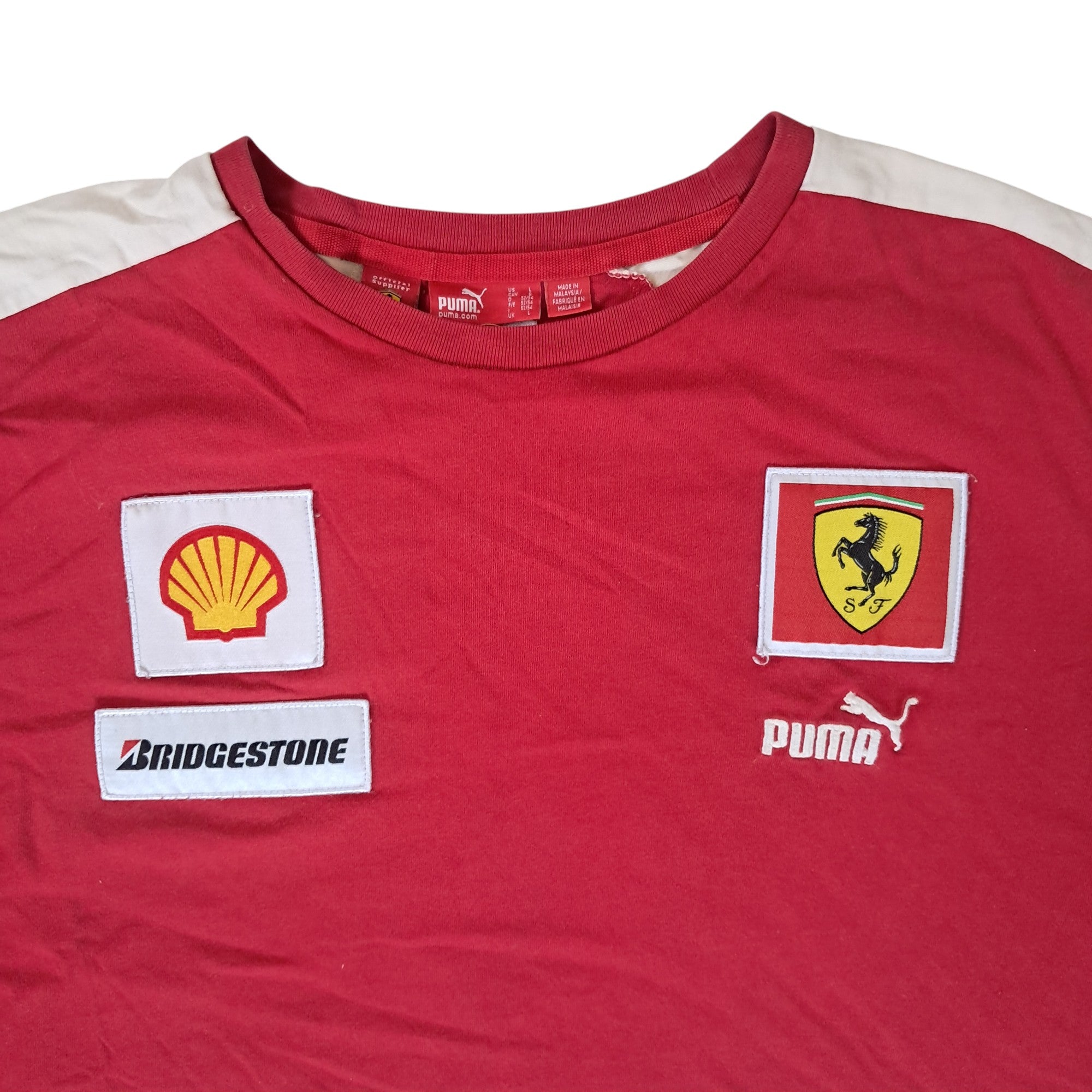 Ferrari x Puma T-Shirt Rot – Größe L