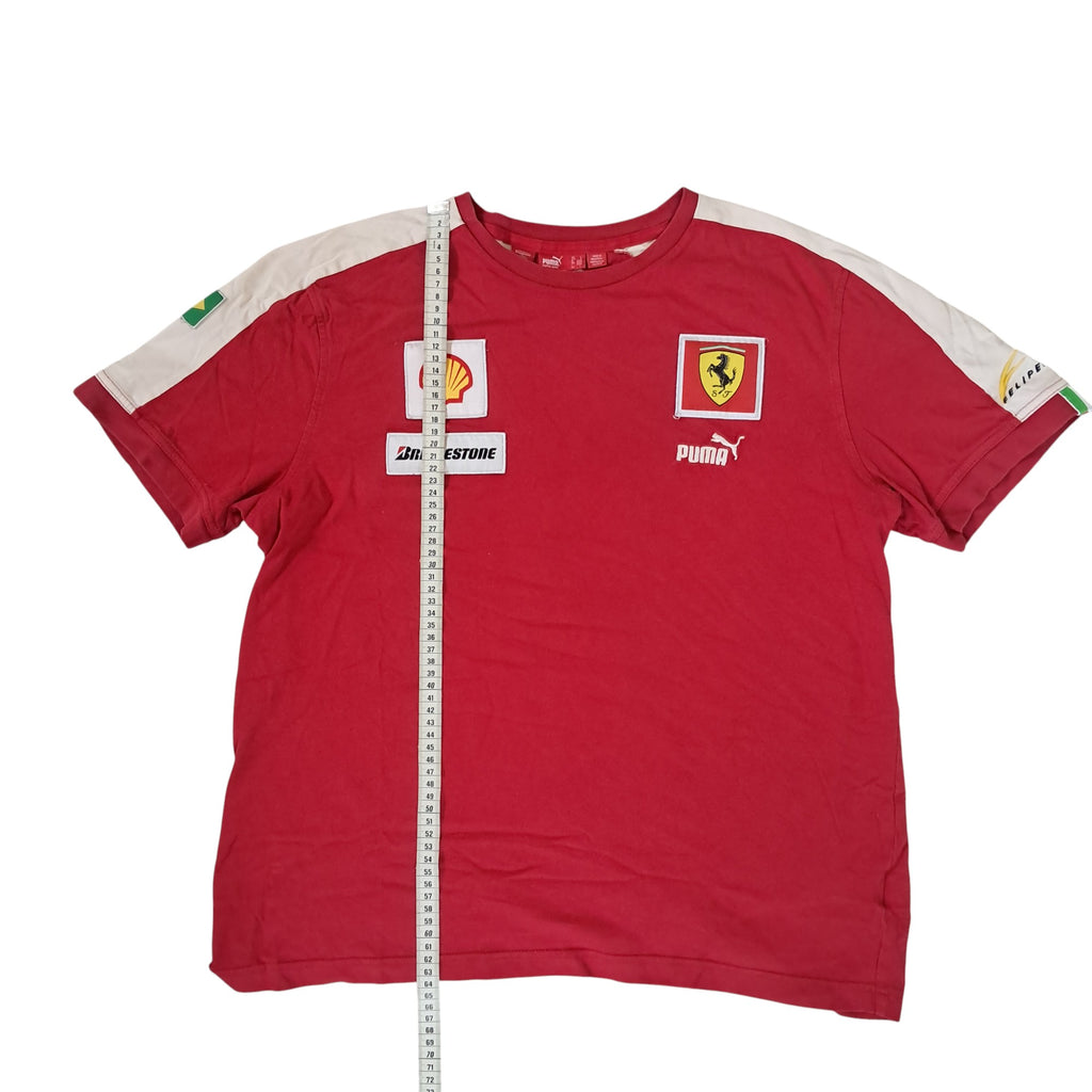 Ferrari x Puma T-Shirt Rot – Größe L