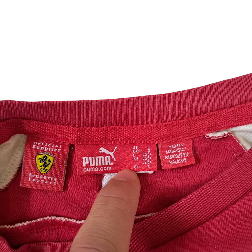 Ferrari x Puma T-Shirt Rot – Größe L