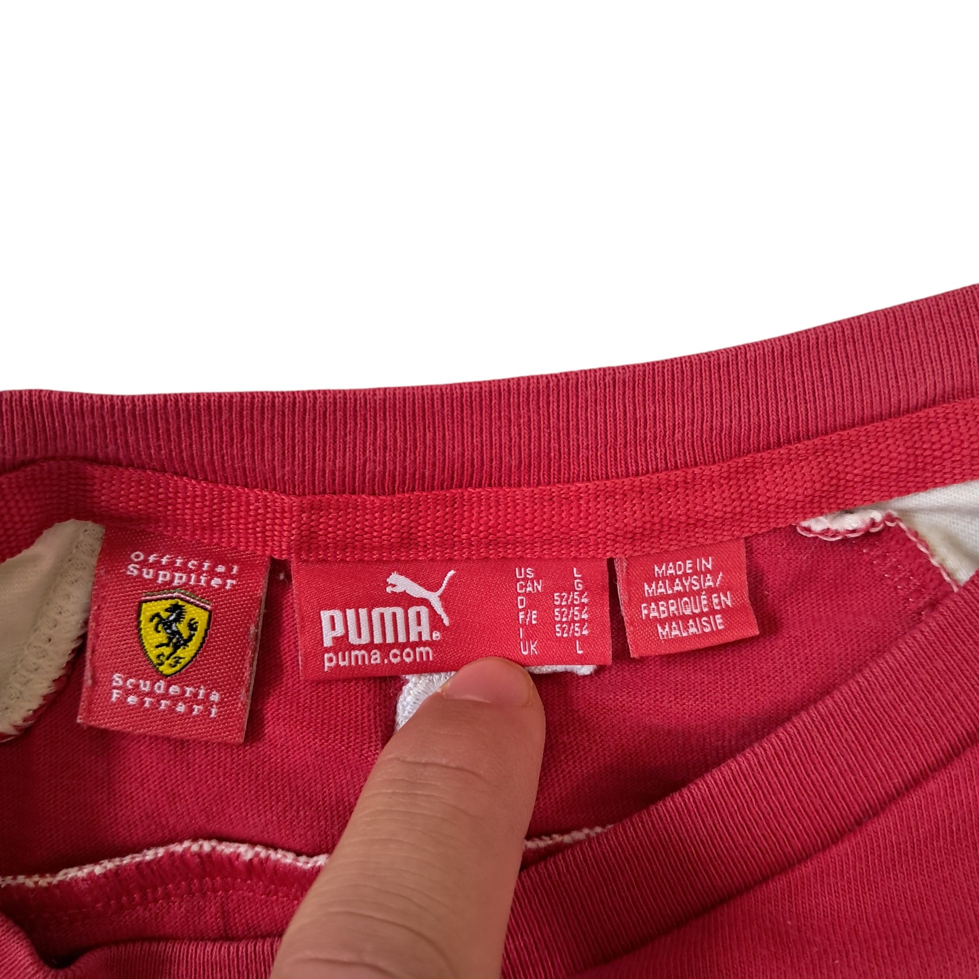 Ferrari x Puma T-Shirt Rot – Größe L