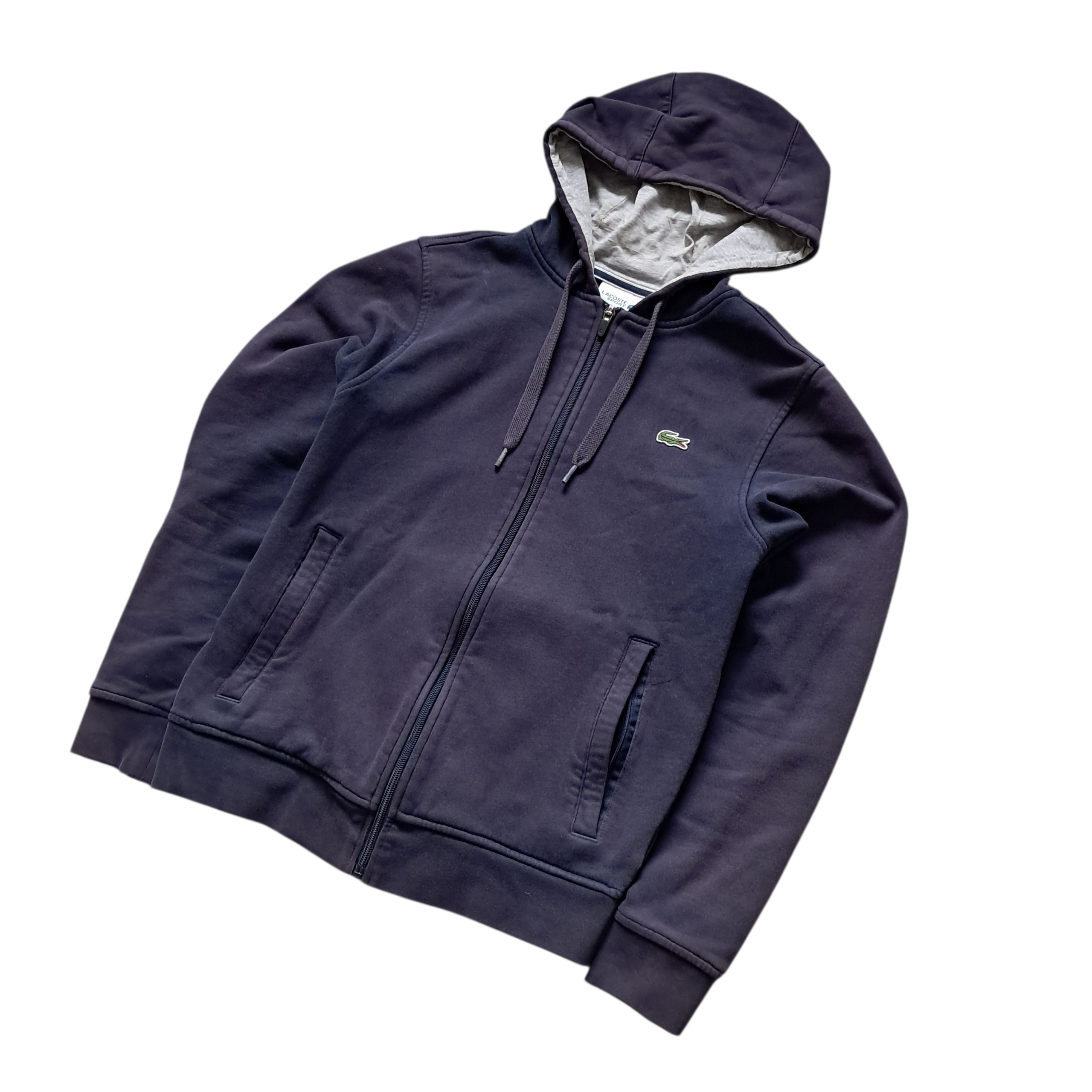 Lacoste Zip Hoodie – Marine – Größe XS