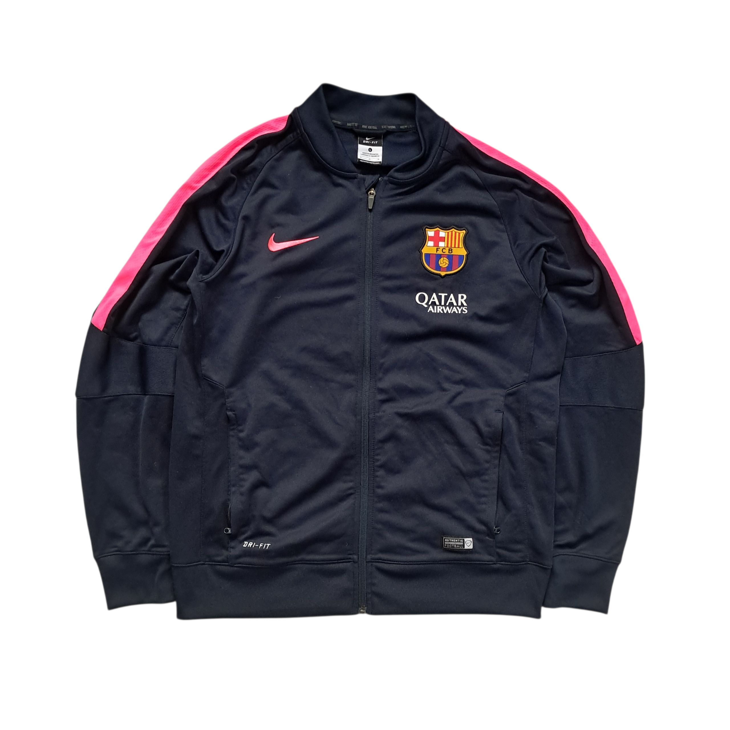 FC Barcelona x Nike Trainingsjacke – Marine/Pink – Größe L