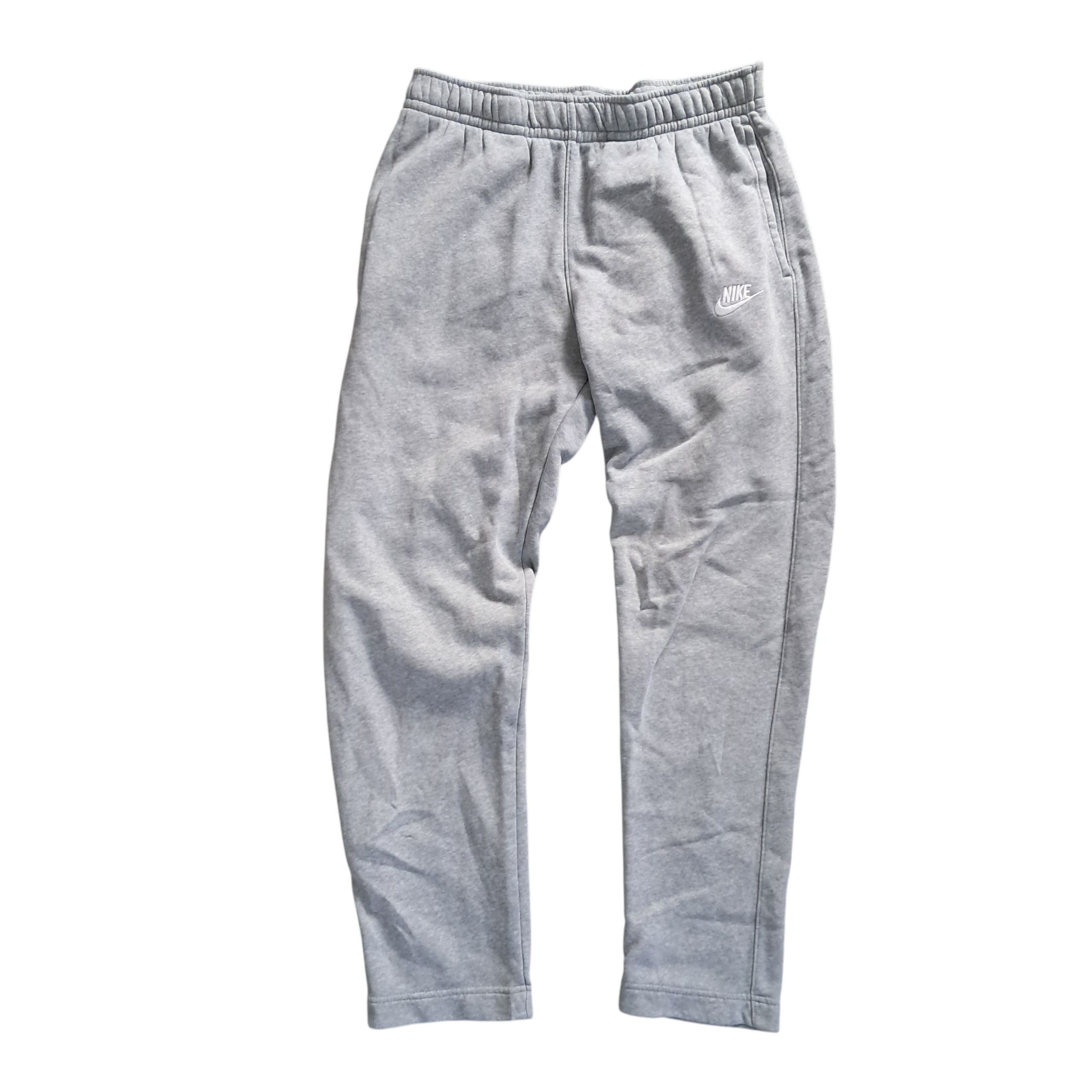 Nike Jogginghose Baggy Open Leg – Grau – Größe S