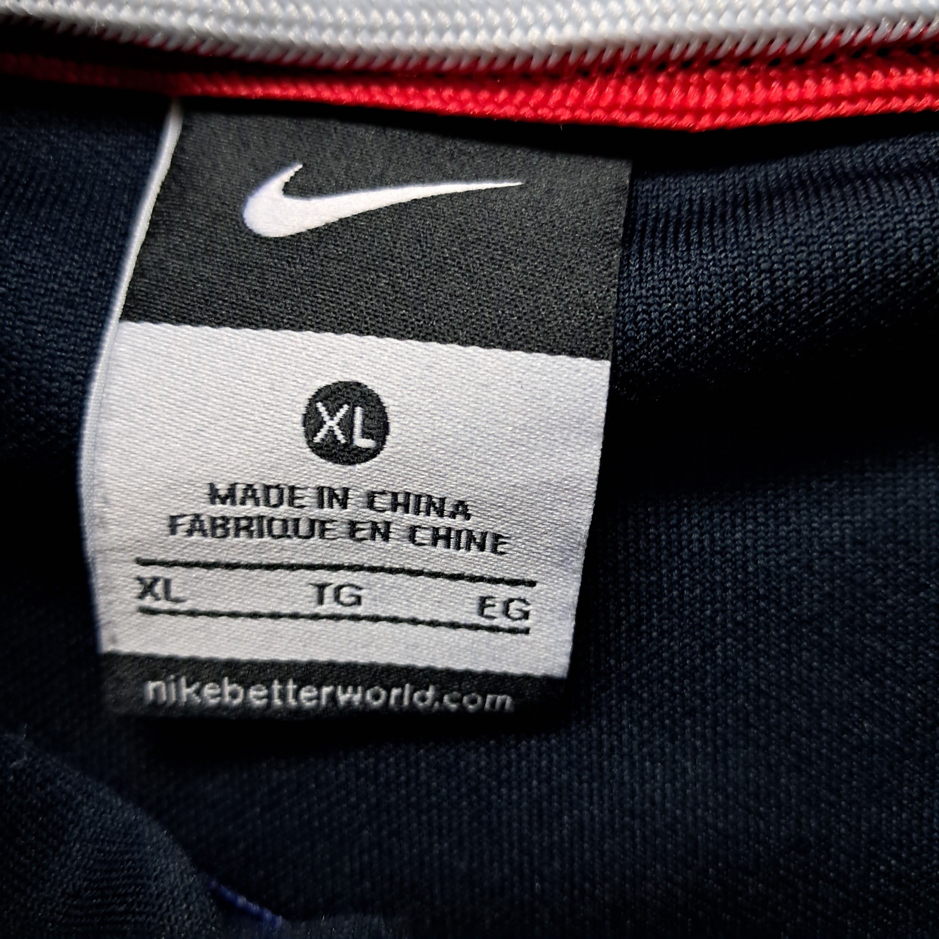 Frankreich x Nike Trainingsjacke – Marineblau – Größe XL