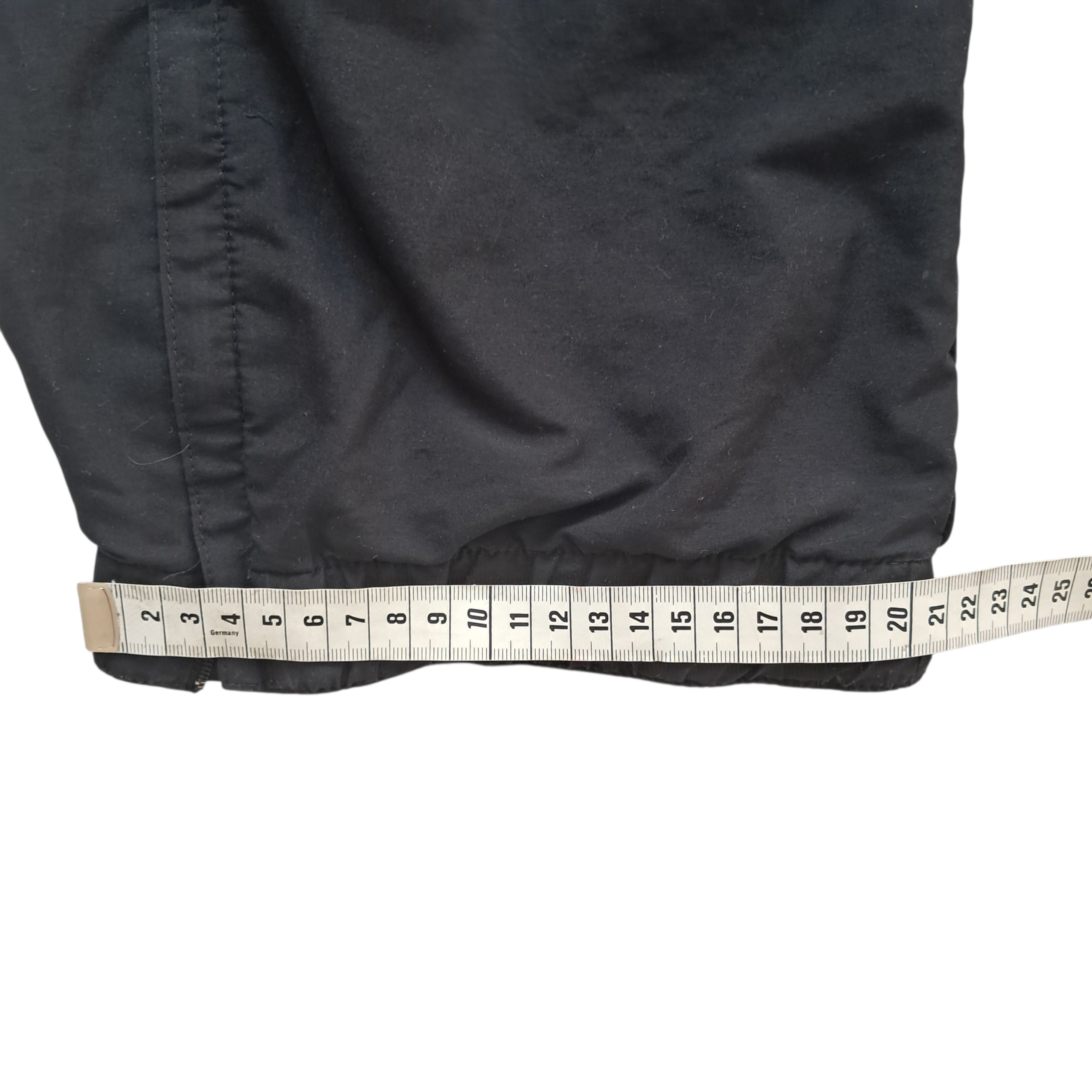 Nike Baggy Open Leg Trackpants – Schwarz – Größe XL