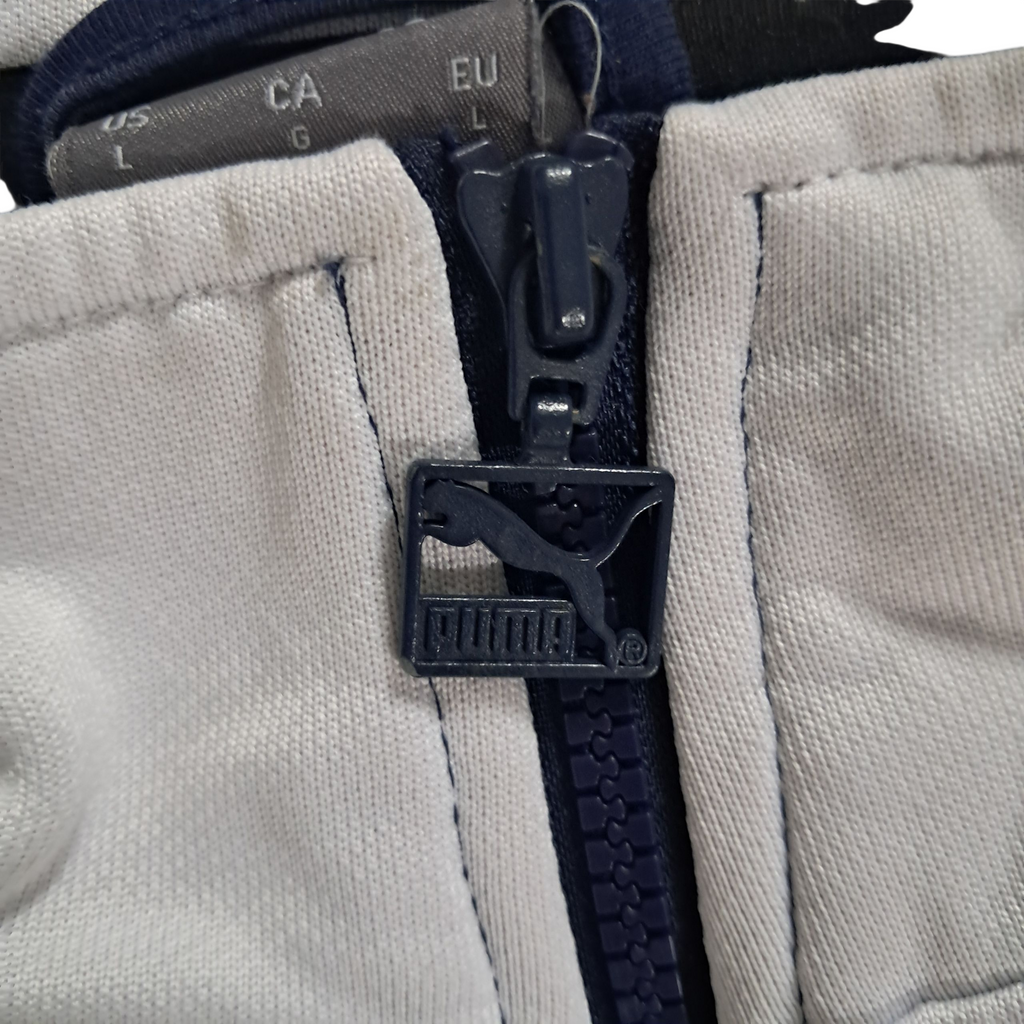 Olympique Marseille x Adidas Trainingsjacke – Weiß / Marine – Größe L