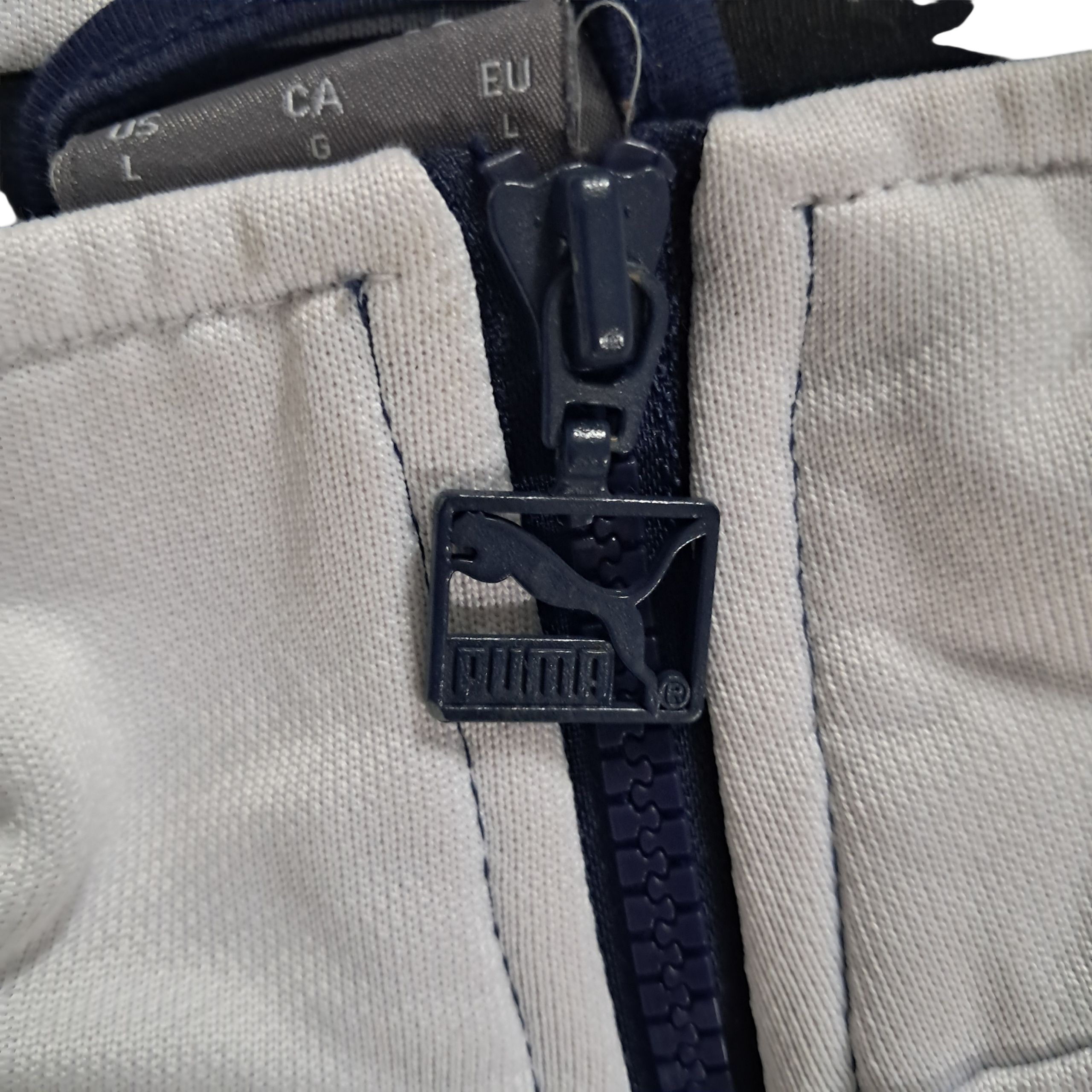 Olympique Marseille x Adidas Trainingsjacke – Weiß / Marine – Größe L