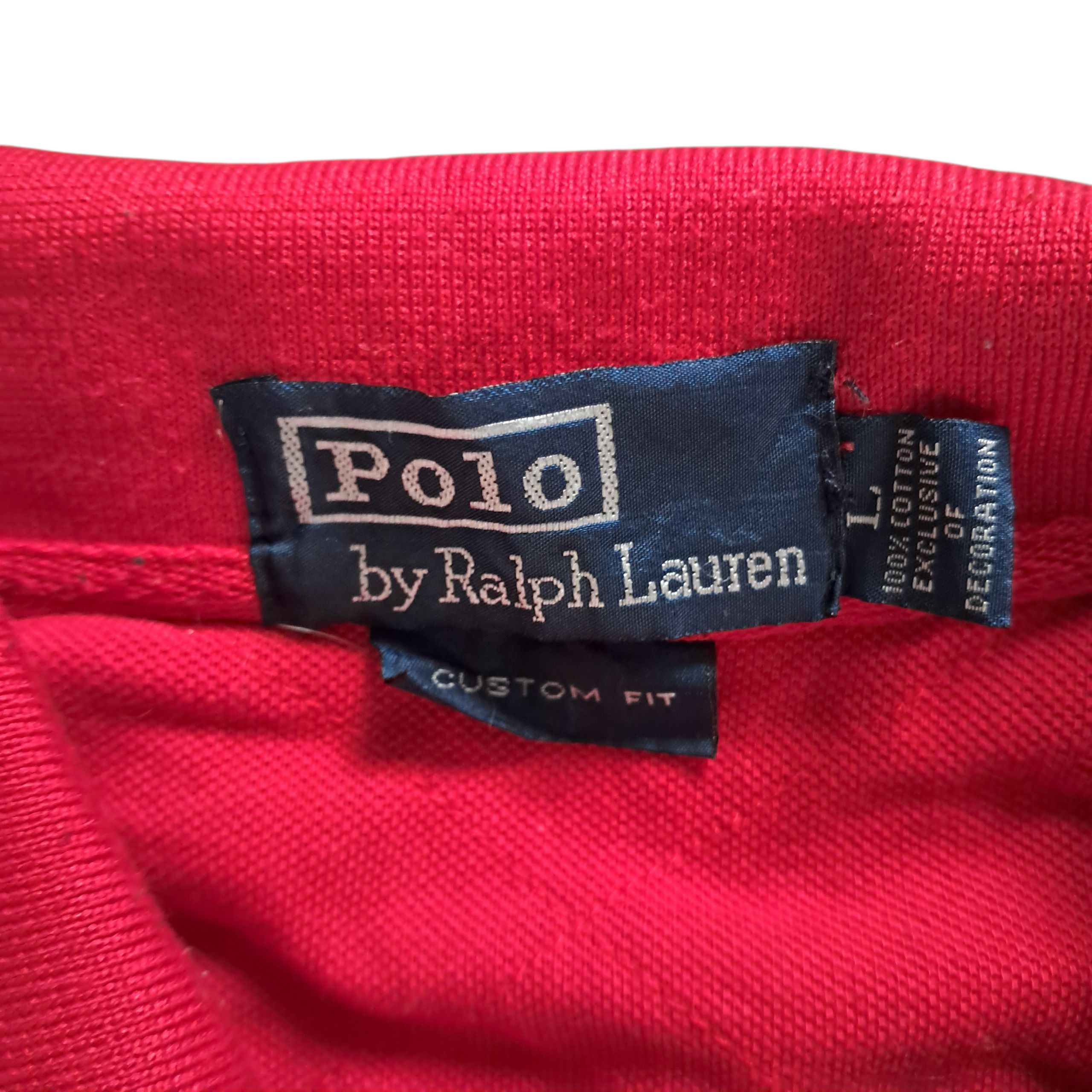 Ralph Lauren Big Pony Polo – Rot – Größe L