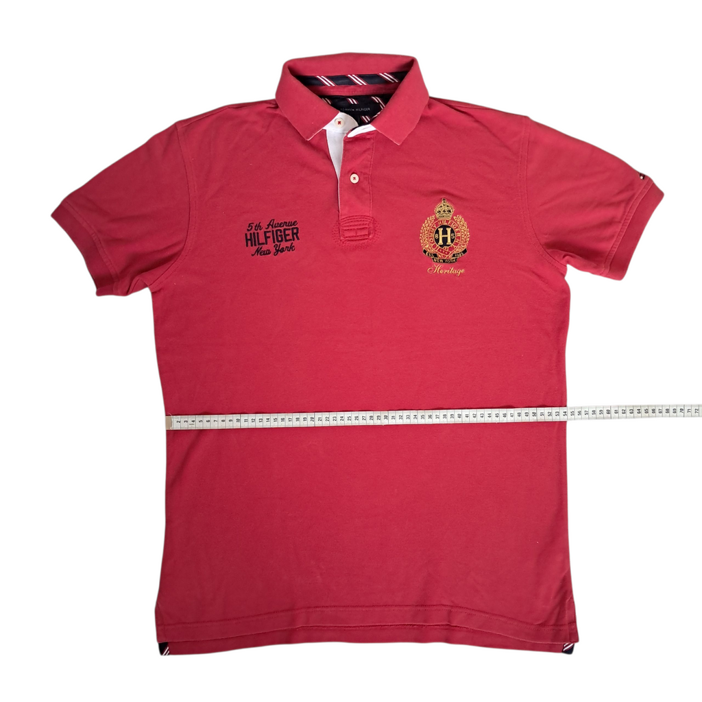Tommy Hilfiger Polo – Rot – Größe L