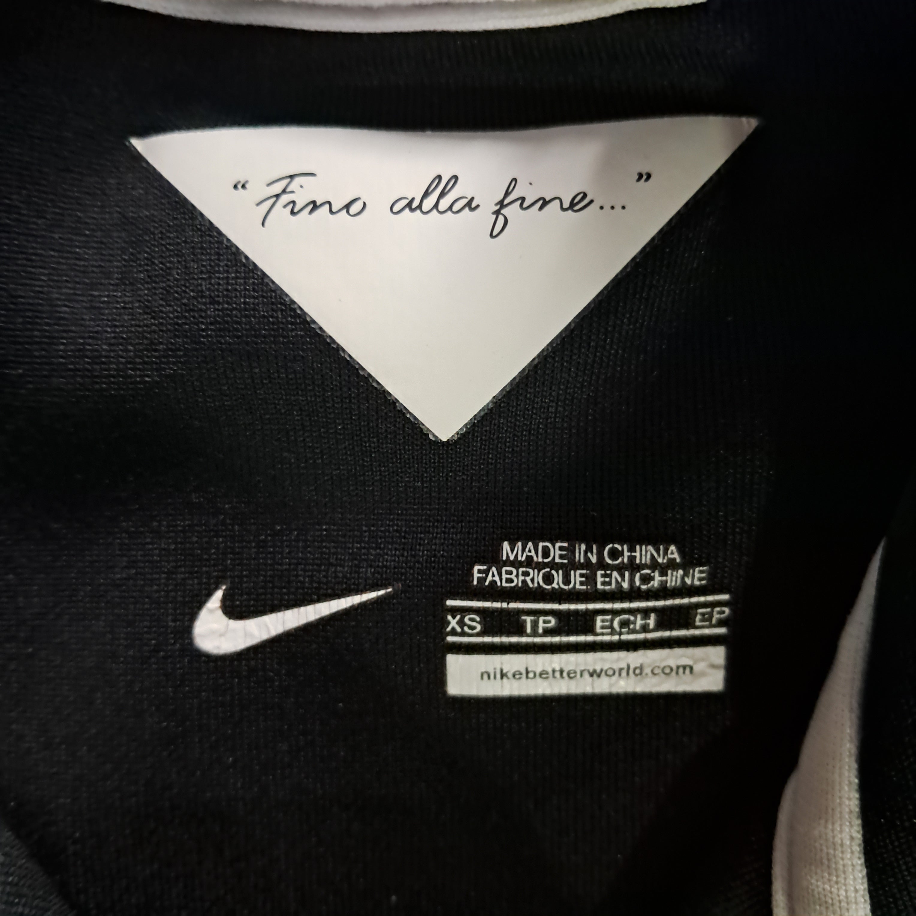 Juventus Turin x Nike Trainingsjacke – Schwarz Weiß – Größe S