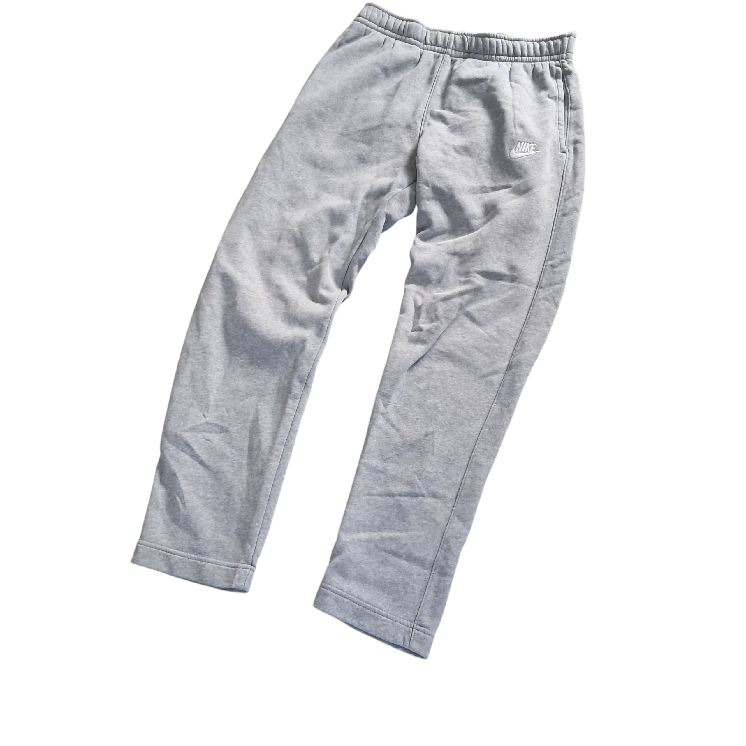 Nike Jogginghose Baggy Open Leg – Grau – Größe S