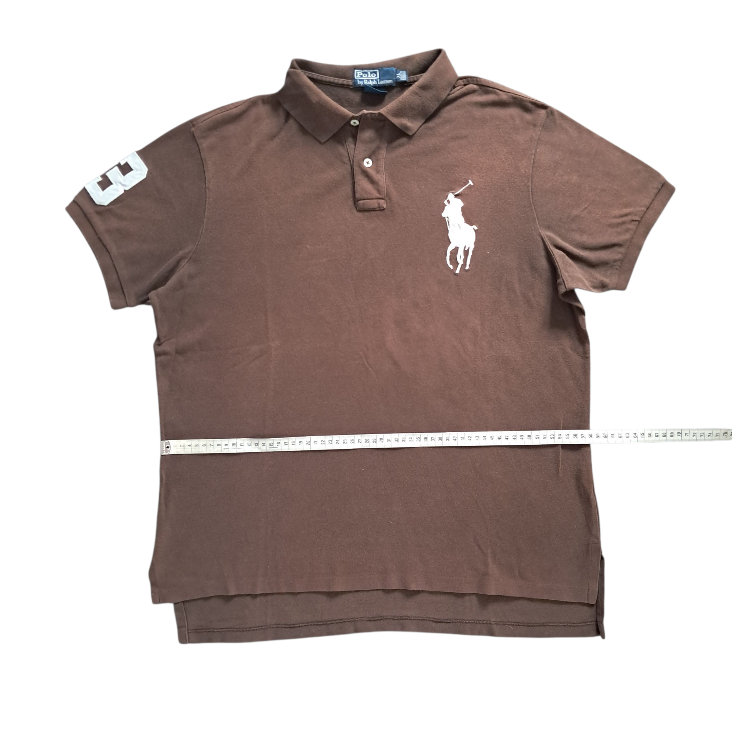 Ralph Lauren Big Pony Polo – Braun – Größe XL