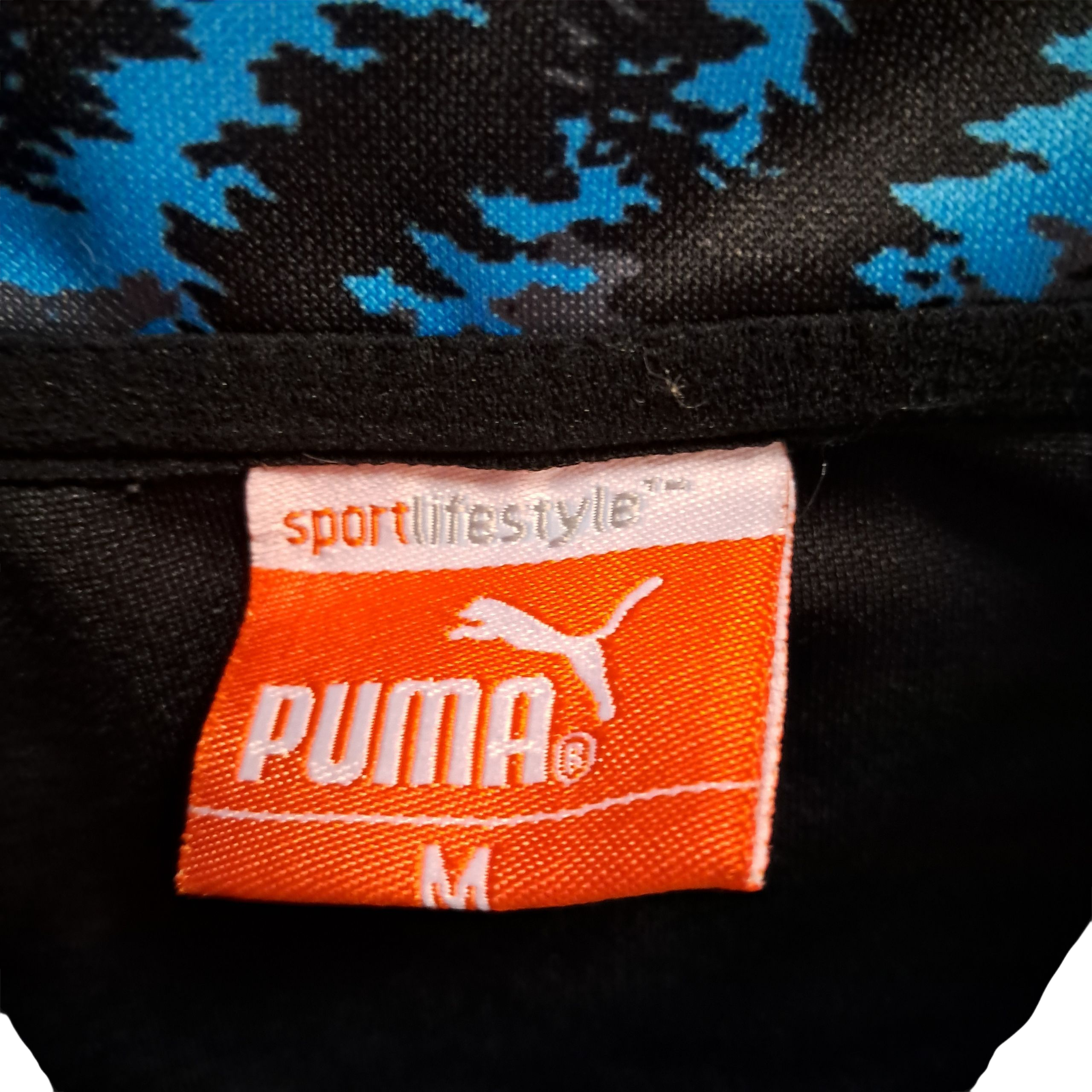 Olympique Marseille x Adidas Trainingsjacke – Schwarz / Blau / Weiß – Größe M
