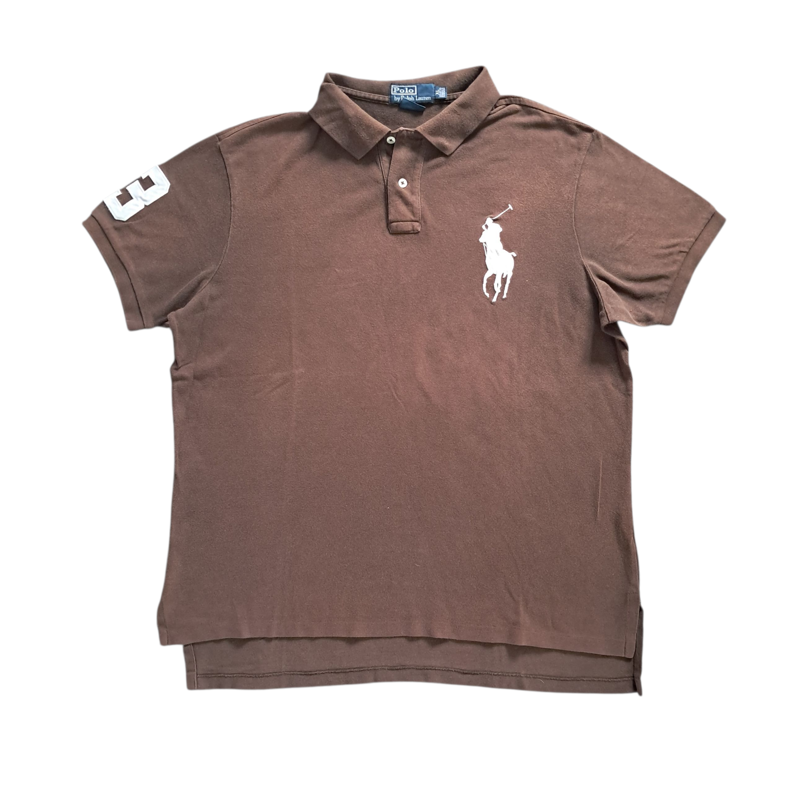 Ralph Lauren Big Pony Polo – Braun – Größe XL