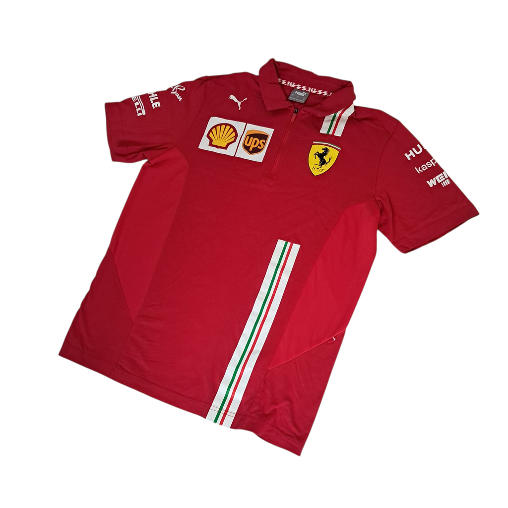 Ferrari x Puma Polo – Rot – Größe M
