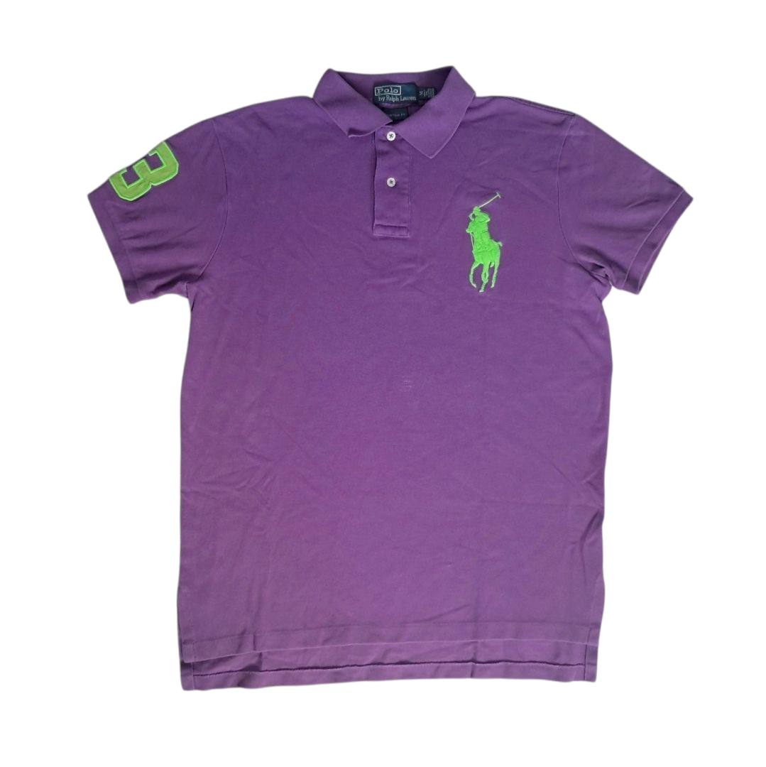 Ralph Lauren Big Pony Polo – Lila – Größe M