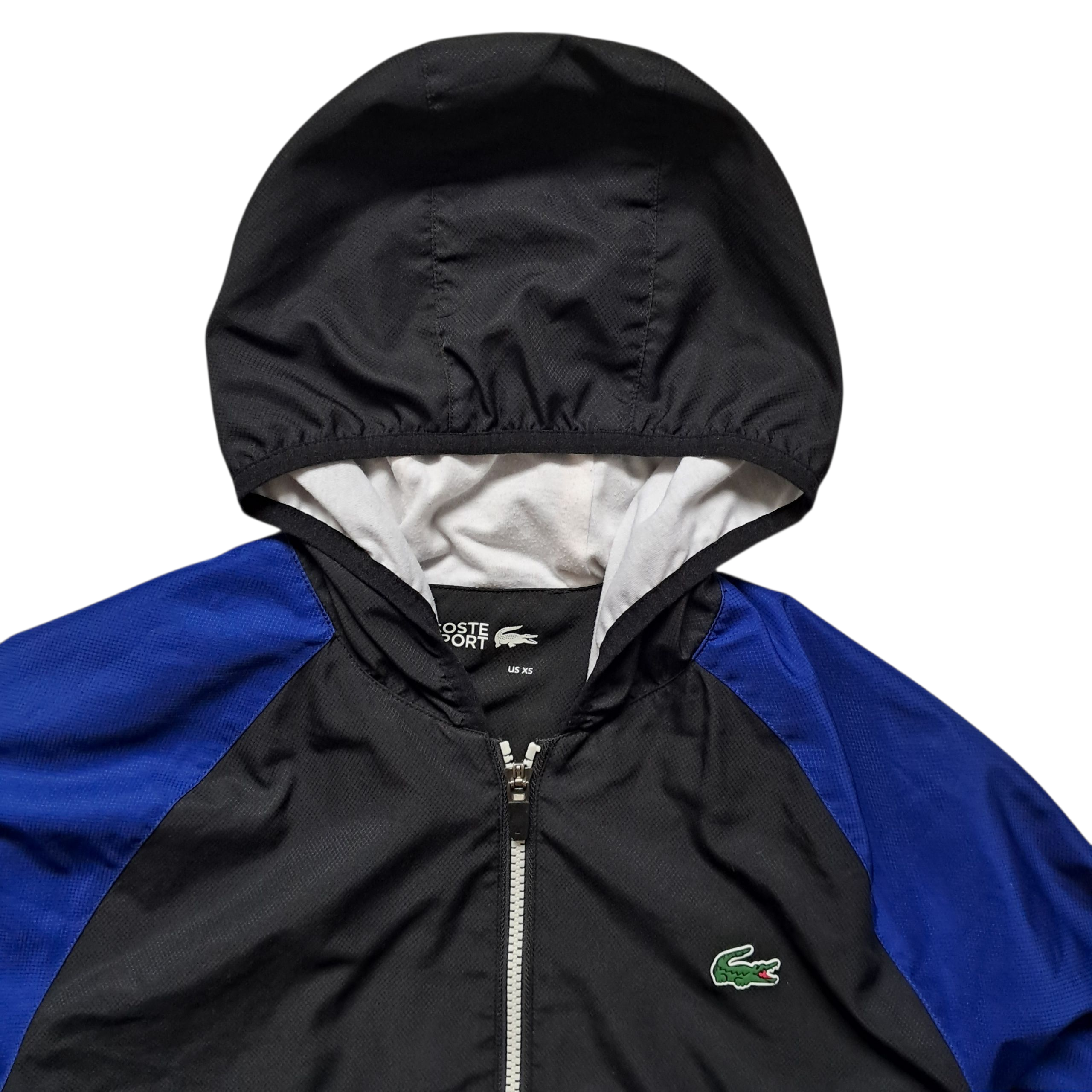 Lacoste Trainingsjacke/Trackjacket Blau Schwarz Weiß - Größe XS