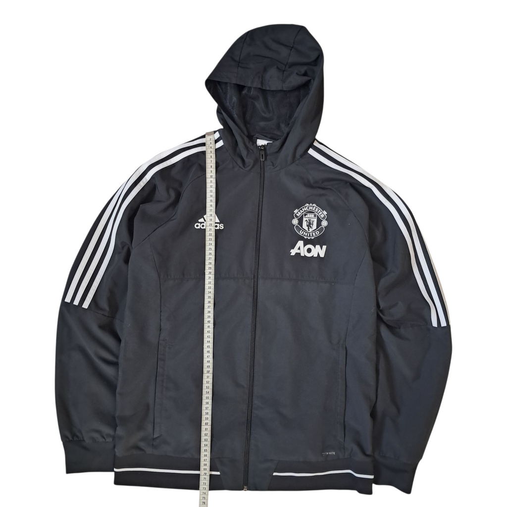 Adidas x Manchester United Track Jacket – Schwarz Weiß – Größe L