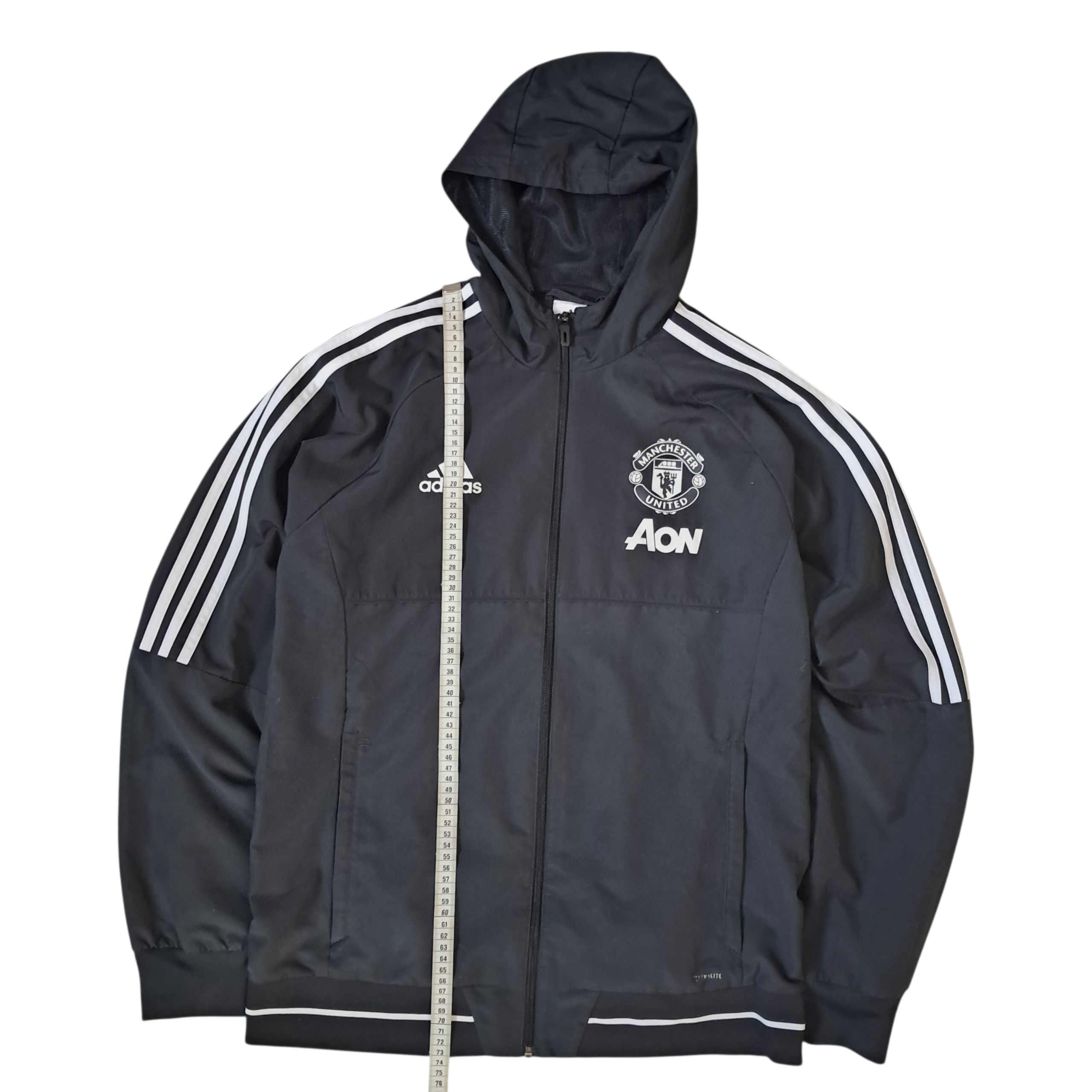 Adidas x Manchester United Track Jacket – Schwarz Weiß – Größe L
