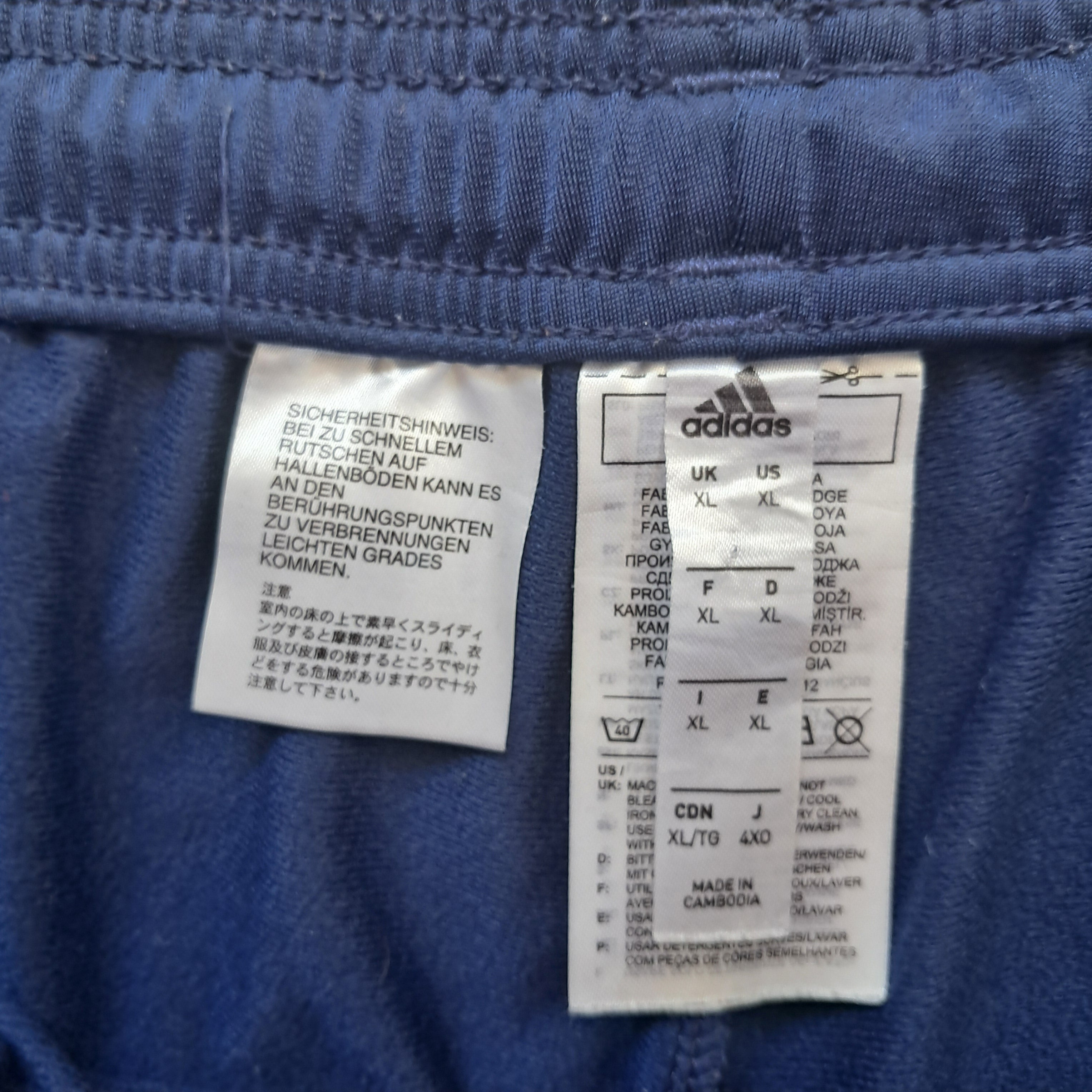 Adidas Vintage Jogginghose – Marine – Größe XL