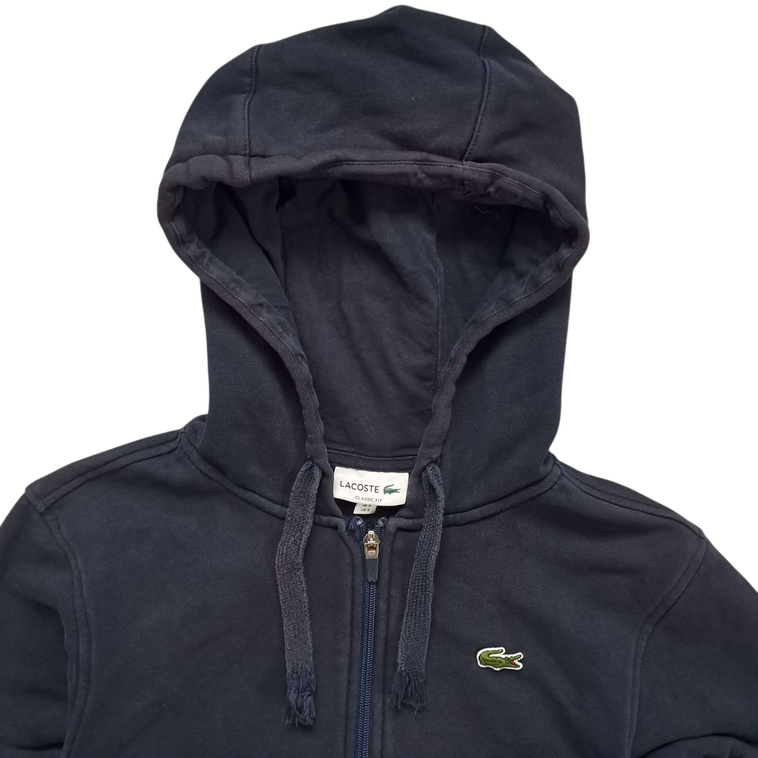 Lacoste Zipper – Marineblau – Größe S