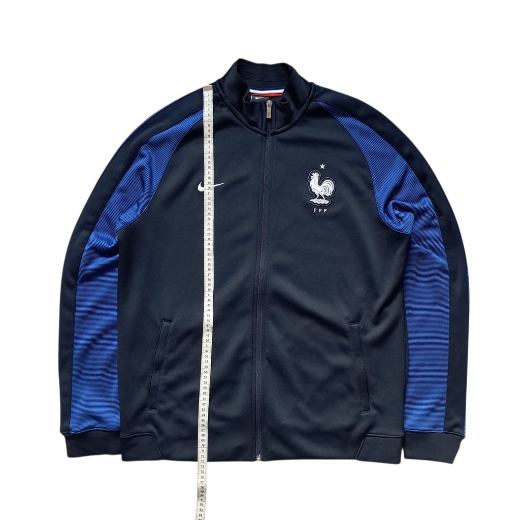 Frankreich x Nike Trainingsjacke – Marineblau – Größe XL