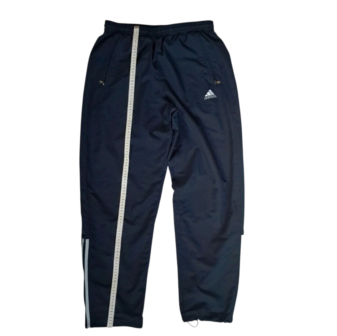 Adidas Vintage Trackpants Baggy Open Leg 2005 – Marine – Größe M