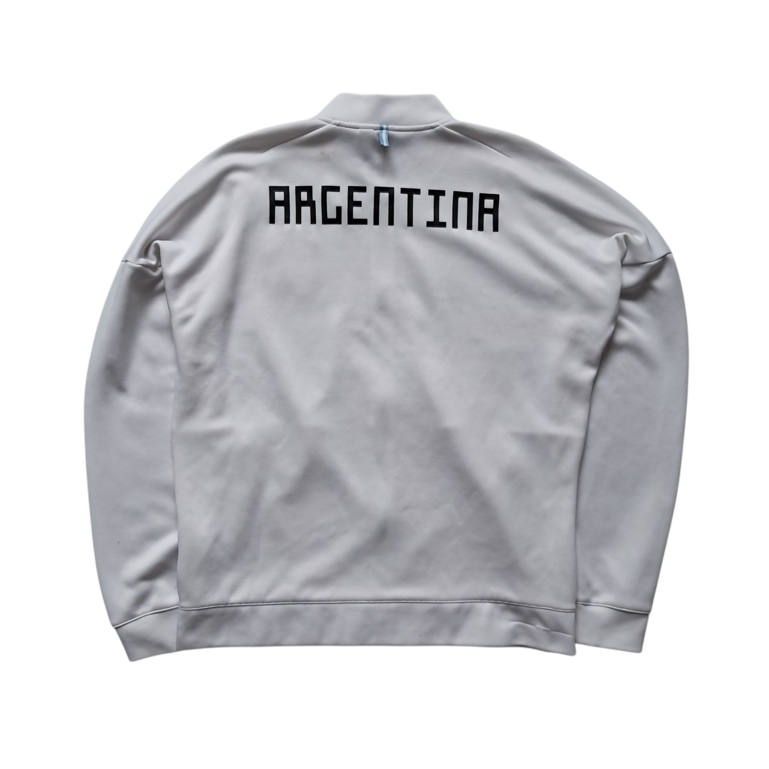 Argentinien x Adidas Trainingsjacke Weiß – Größe M