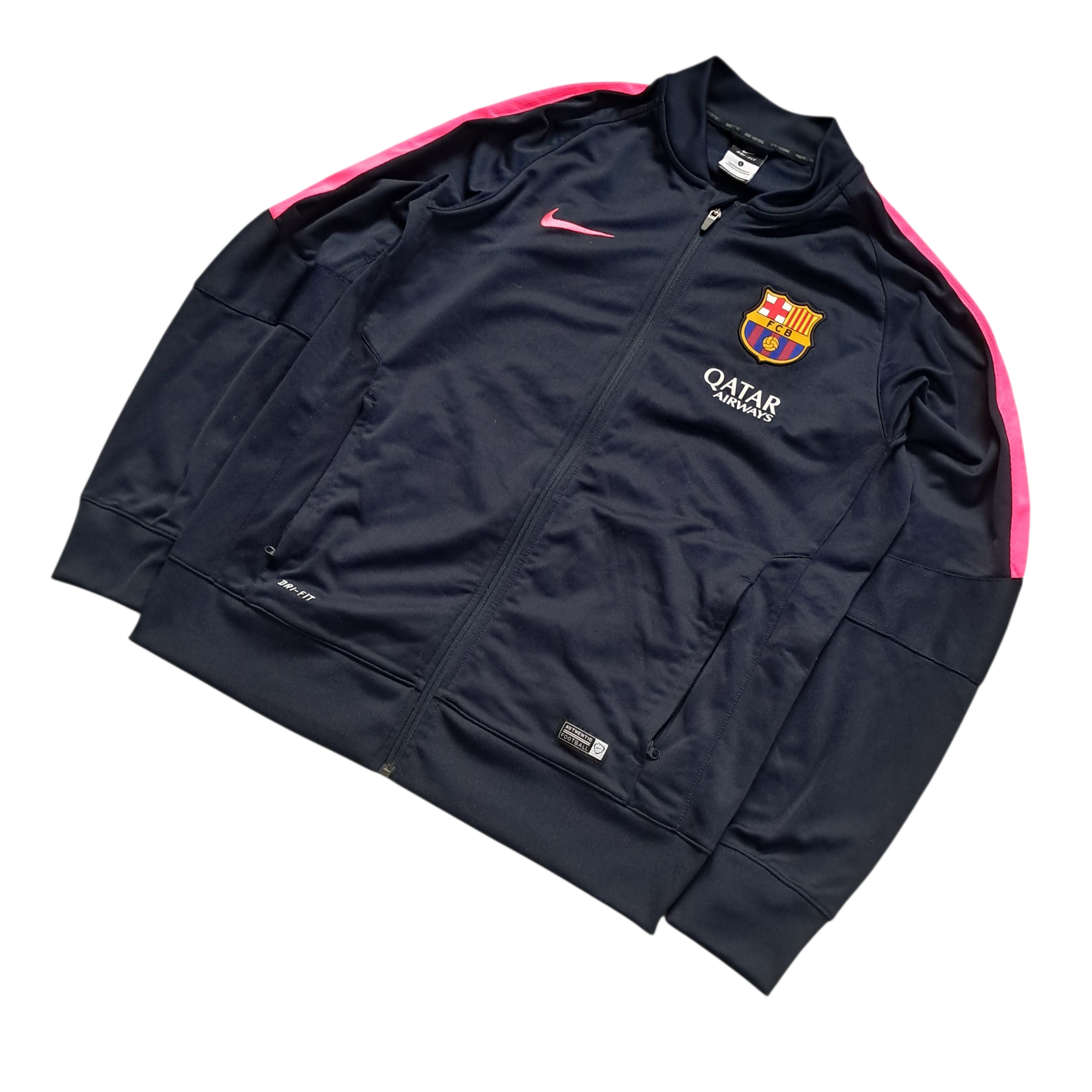 FC Barcelona x Nike Trainingsjacke – Marine/Pink – Größe L