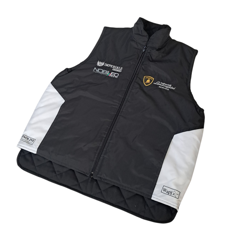 Lamborghini (Imperiale) Weste – Schwarz/Weiß – Größe S