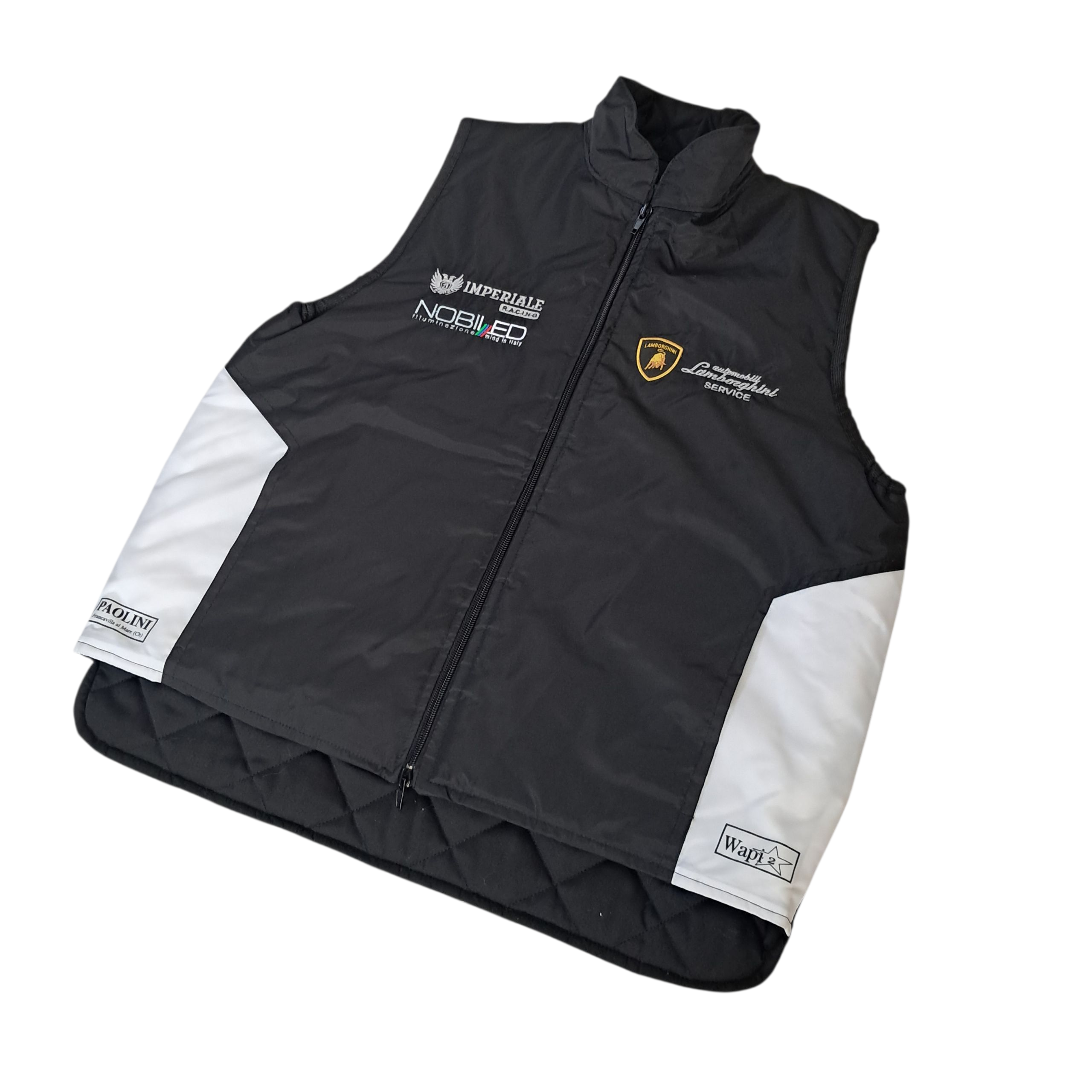 Lamborghini (Imperiale) Weste – Schwarz/Weiß – Größe S