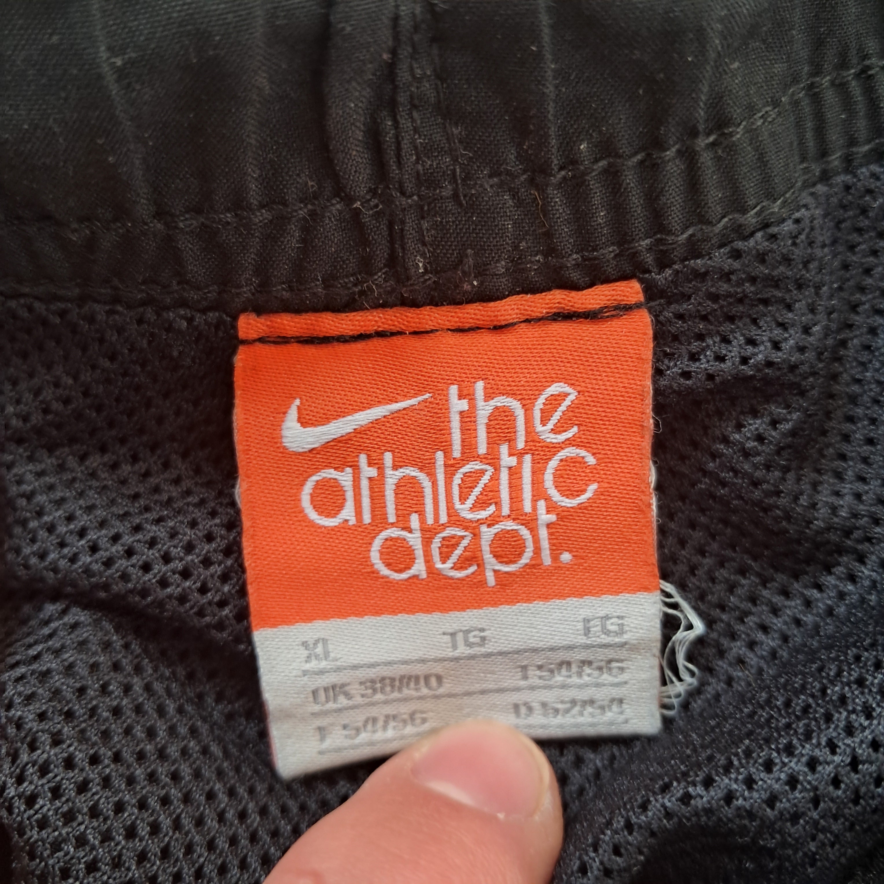 Nike Baggy Open Leg Trackpants – Schwarz – Größe XL