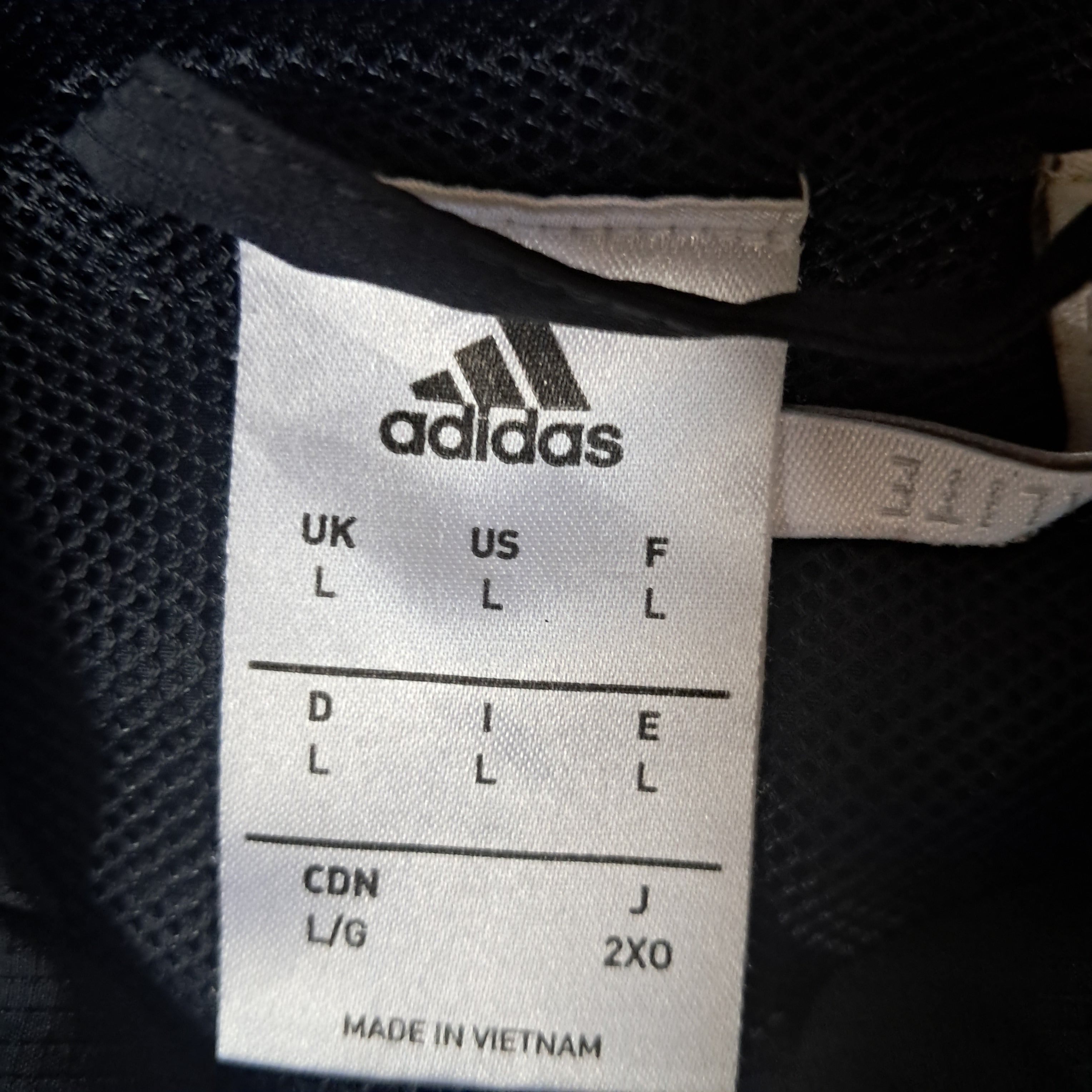 Adidas x Manchester United Track Jacket – Schwarz Weiß – Größe L