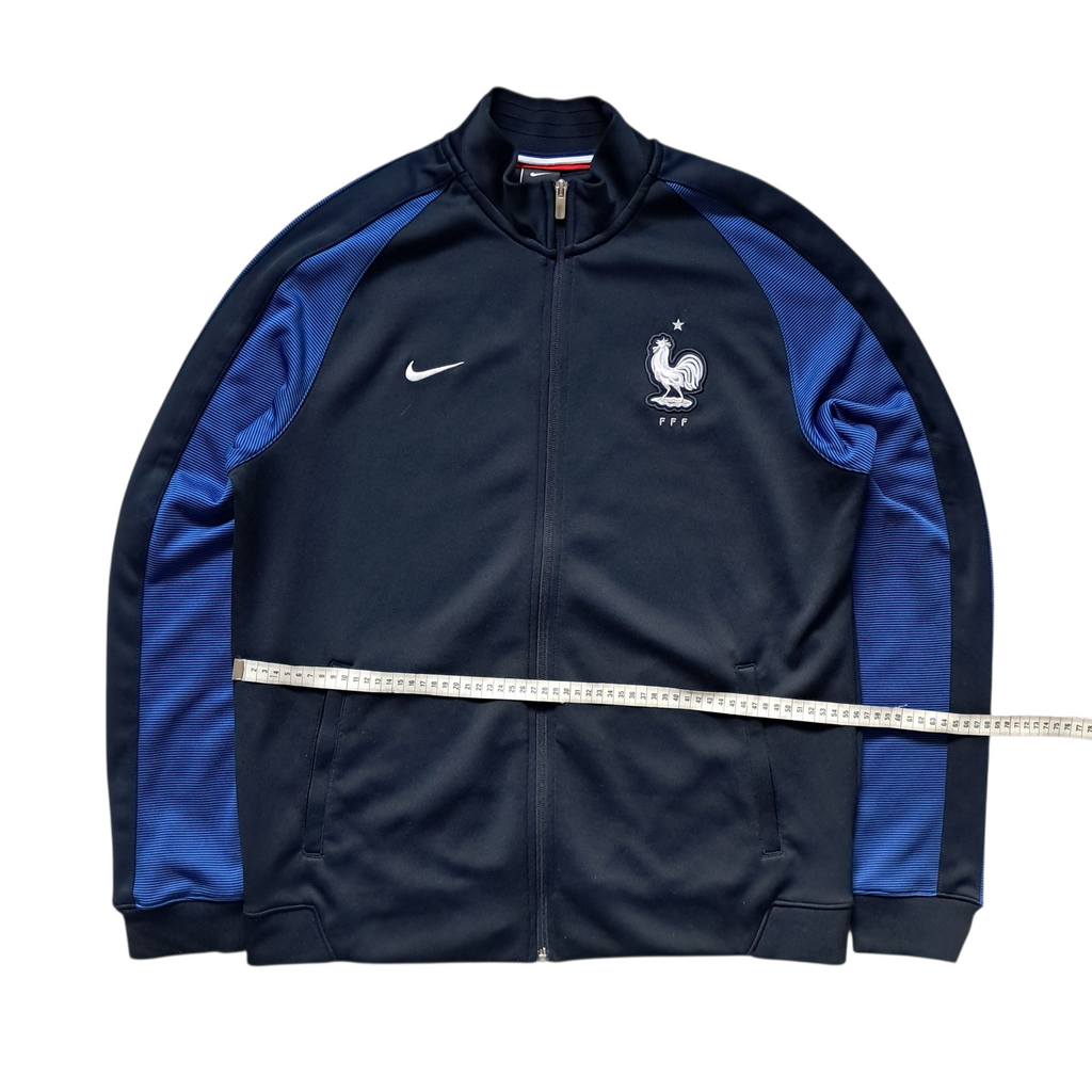 Frankreich x Nike Trainingsjacke – Marineblau – Größe XL