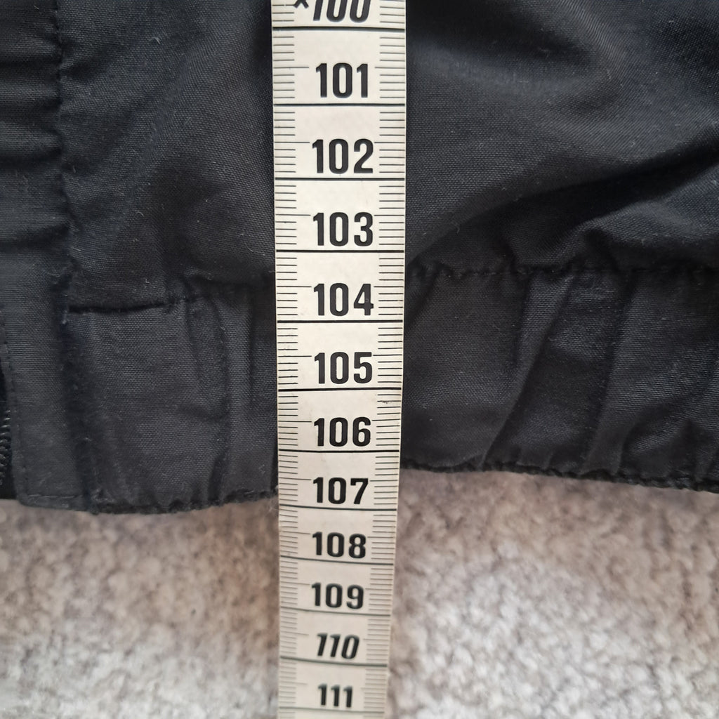 Nike Baggy Open Leg Trackpants – Schwarz – Größe XL