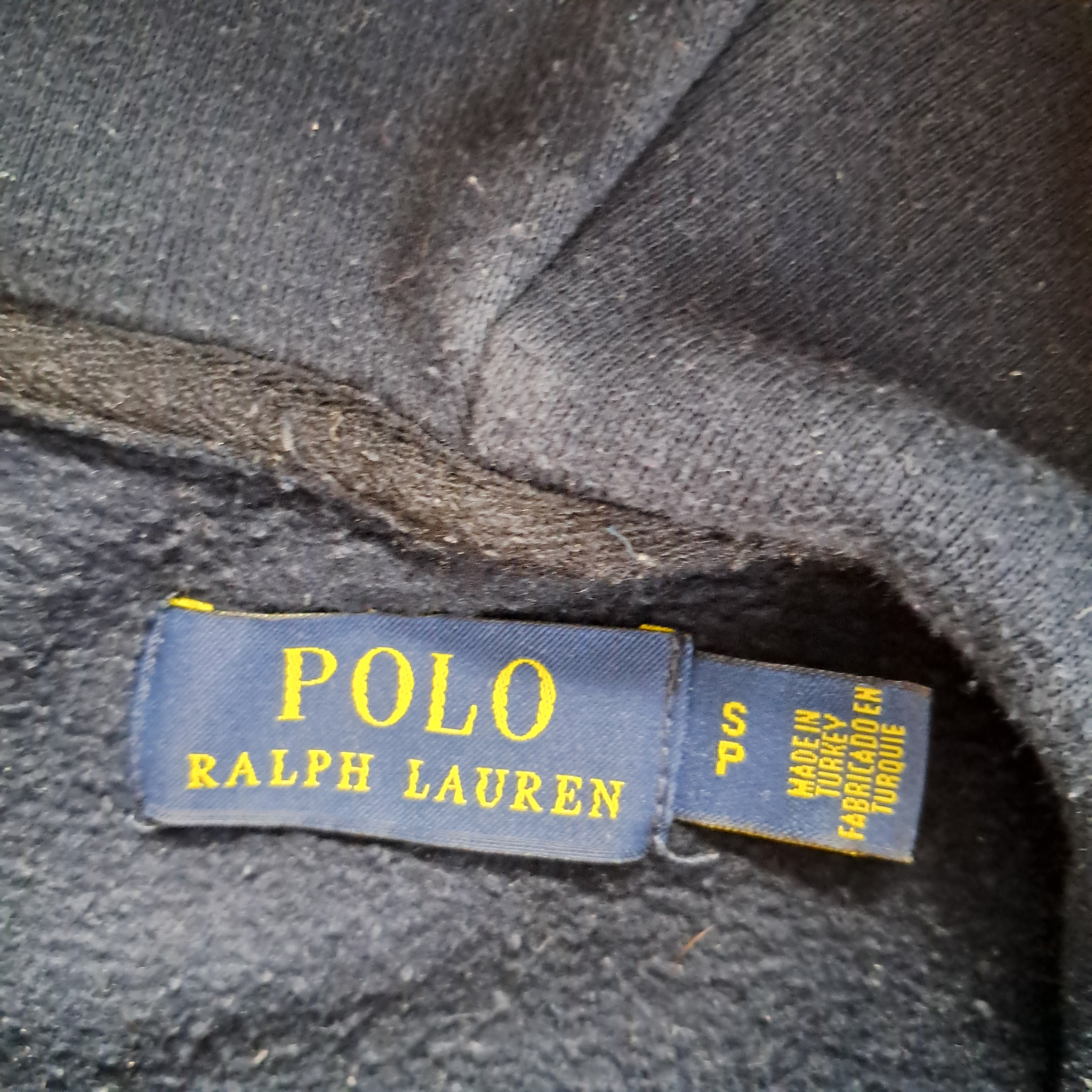 Ralph Lauren Hoodie – Schwarz – Größe S