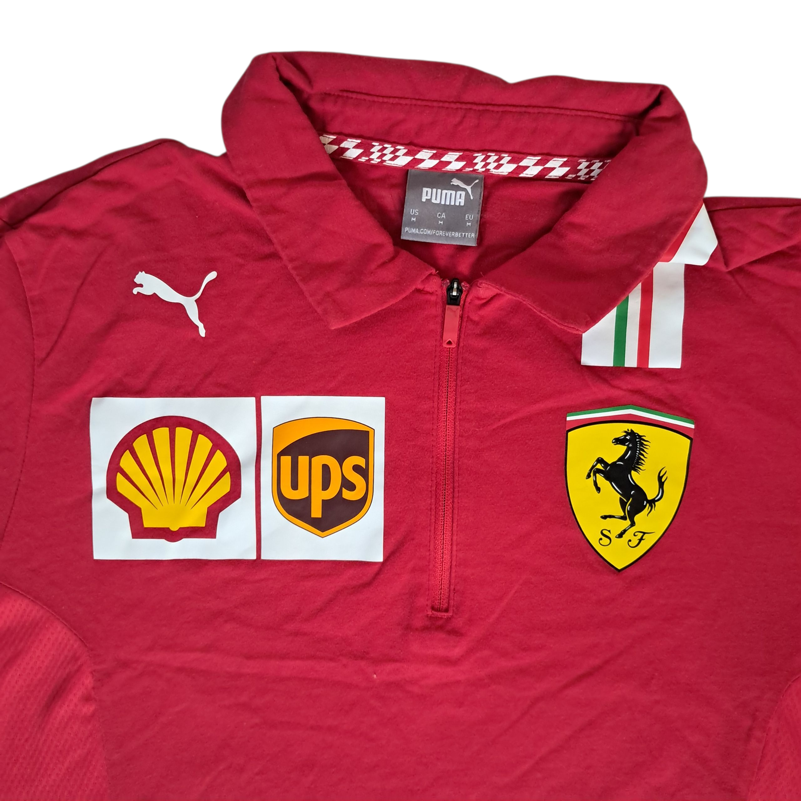 Ferrari x Puma Polo – Rot – Größe M