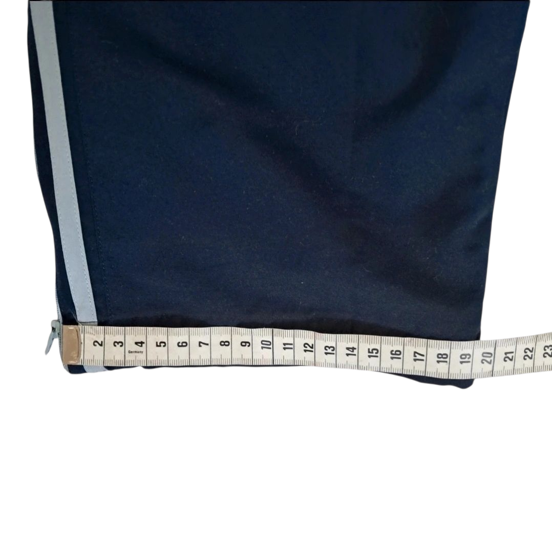 Adidas Vintage Trackpants Baggy Open Leg 2005 – Marine – Größe M