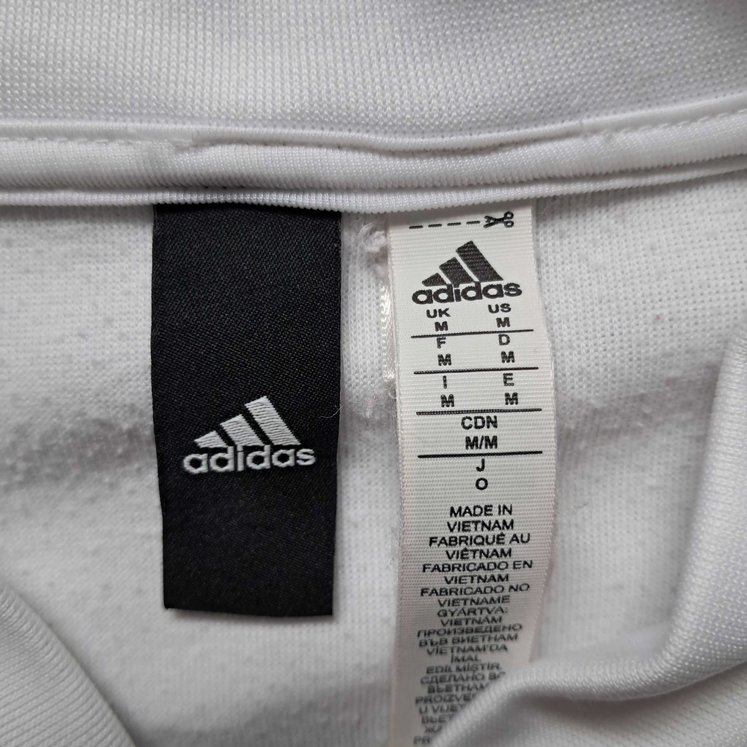 Argentinien x Adidas Trainingsjacke Weiß – Größe M