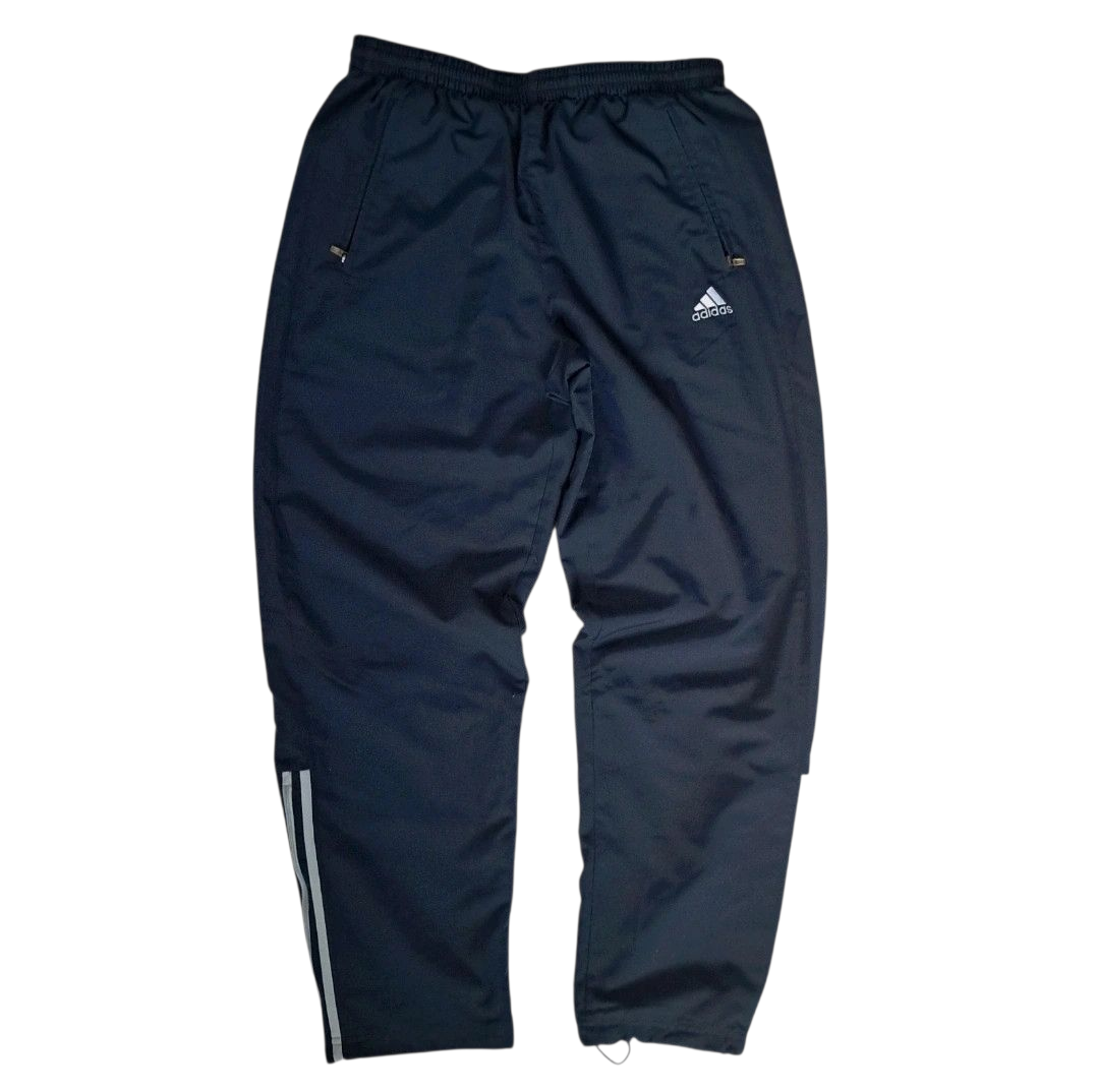 Adidas Vintage Trackpants Baggy Open Leg 2005 – Marine – Größe M