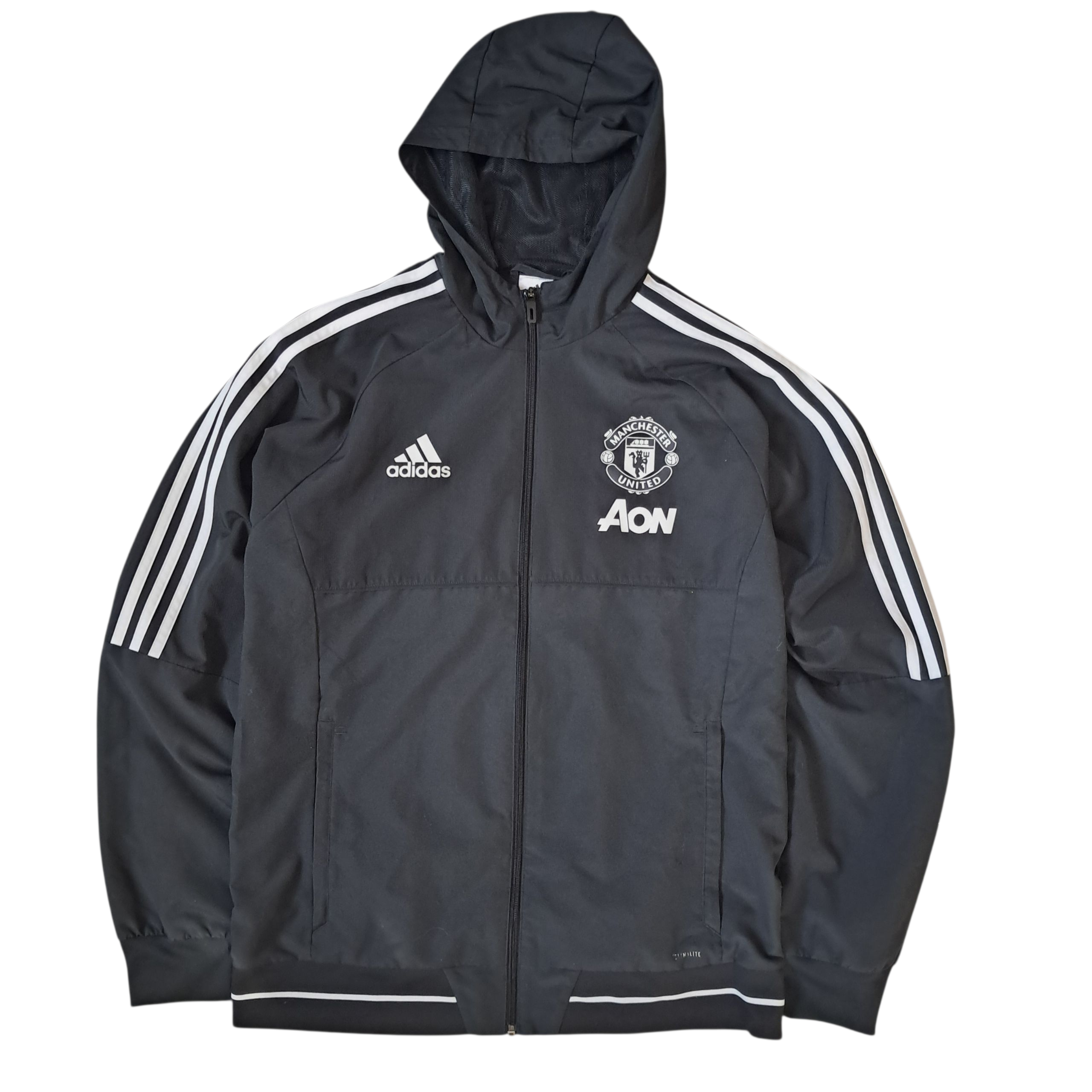 Adidas x Manchester United Track Jacket – Schwarz Weiß – Größe L