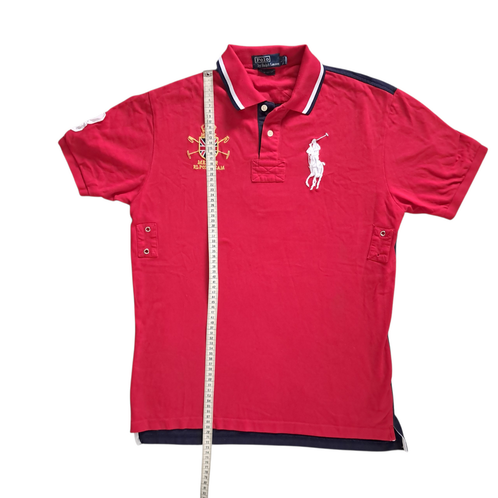 Ralph Lauren Big Pony Polo – Rot – Größe L