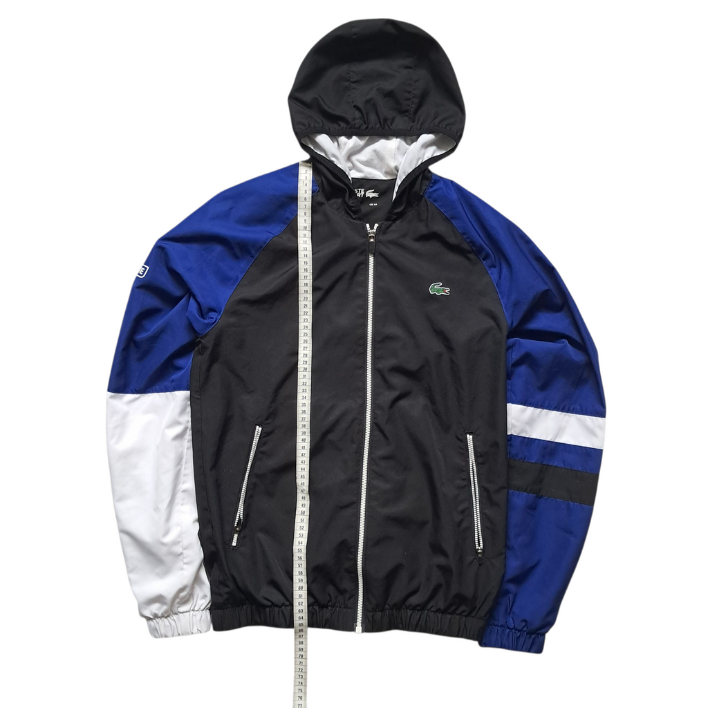 Lacoste Trainingsjacke/Trackjacket Blau Schwarz Weiß - Größe XS