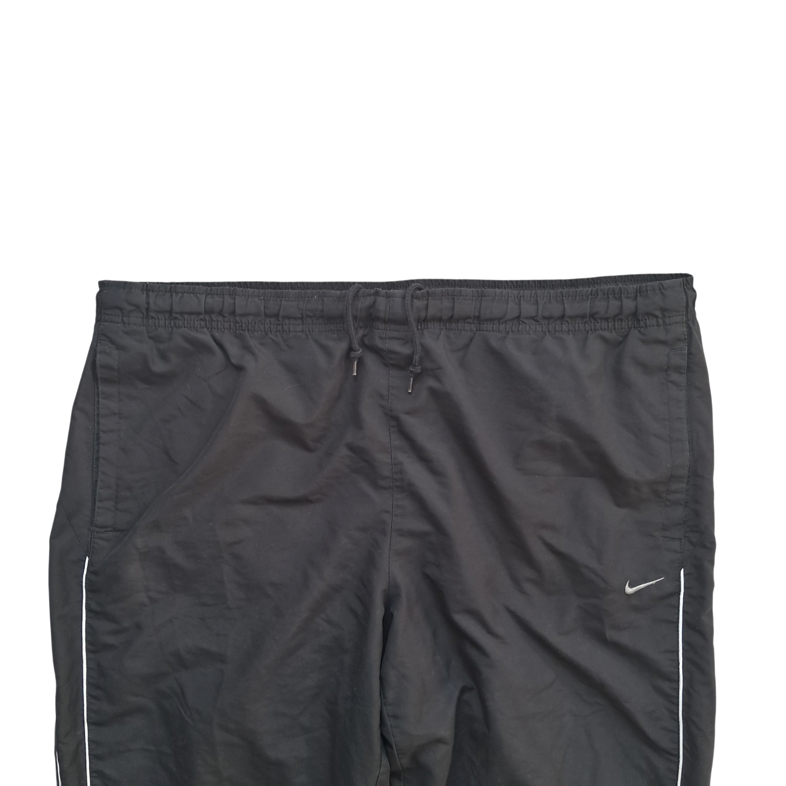 Nike Baggy Open Leg Trackpants – Schwarz – Größe XL