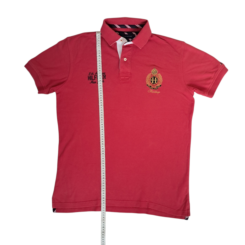Tommy Hilfiger Polo – Rot – Größe L