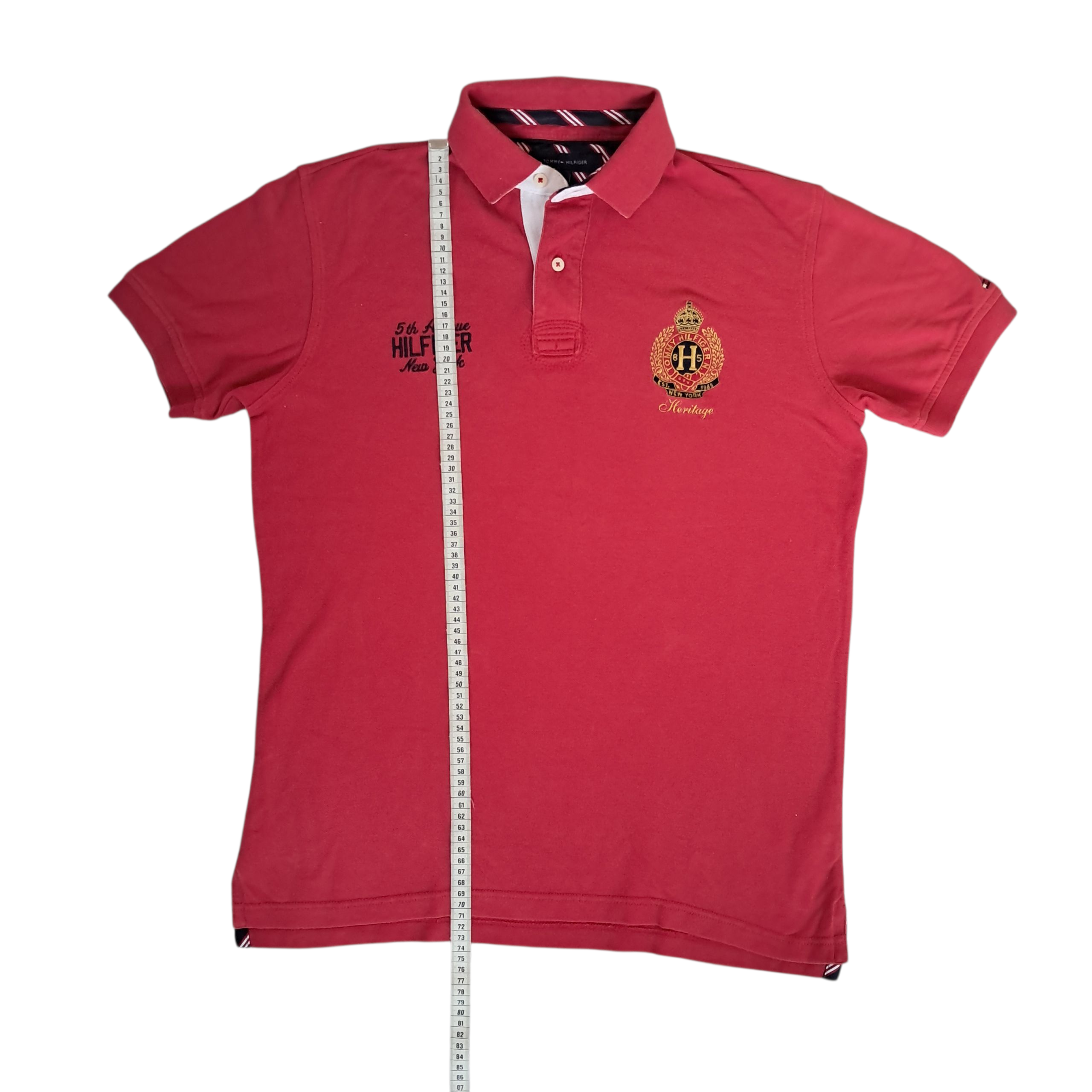 Tommy Hilfiger Polo – Rot – Größe L