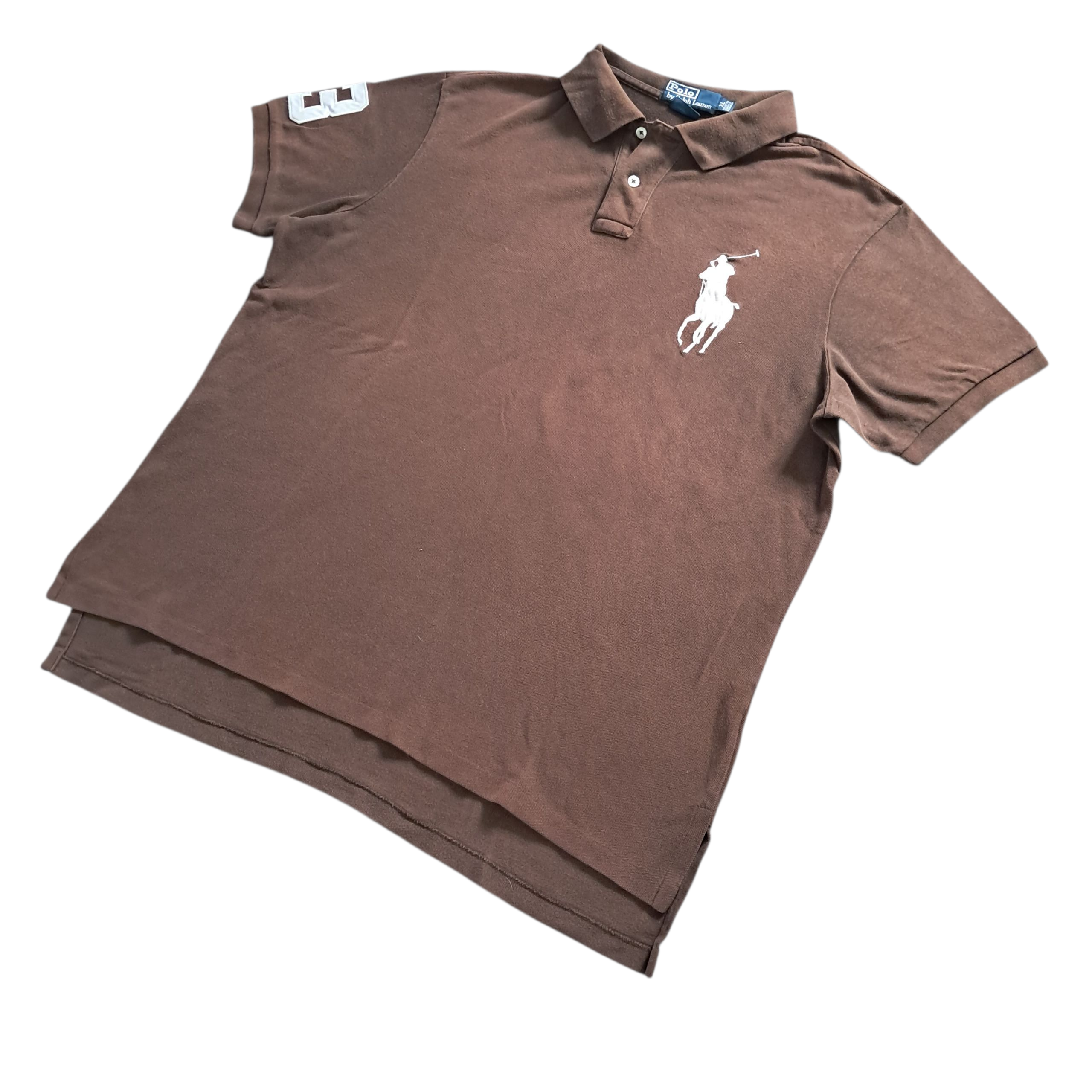 Ralph Lauren Big Pony Polo – Braun – Größe XL