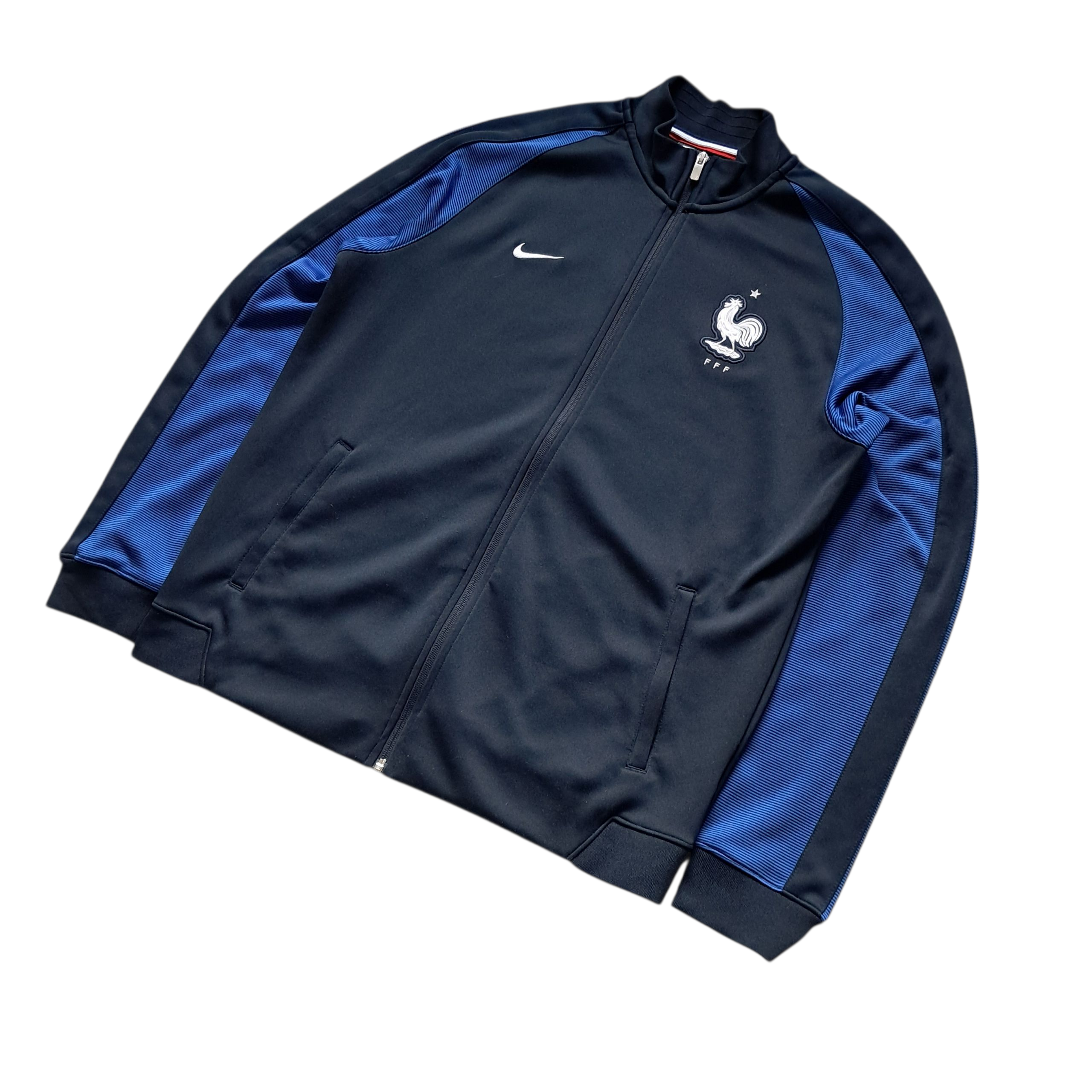 Frankreich x Nike Trainingsjacke – Marineblau – Größe XL