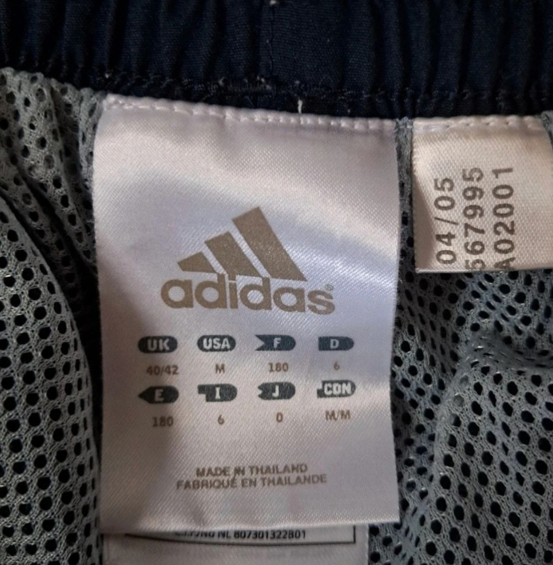 Adidas Vintage Trackpants Baggy Open Leg 2005 – Marine – Größe M